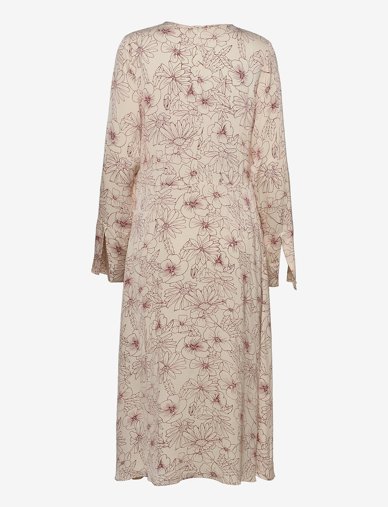 Samsøe Samsøe - Rami dress aop 8325 - vidutinio ilgio suknelės - brick hortus - 1