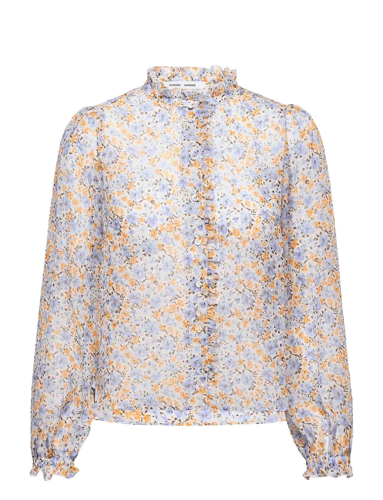 Zarani ls shirt aop 12888 - APRICOT BLOSSOM