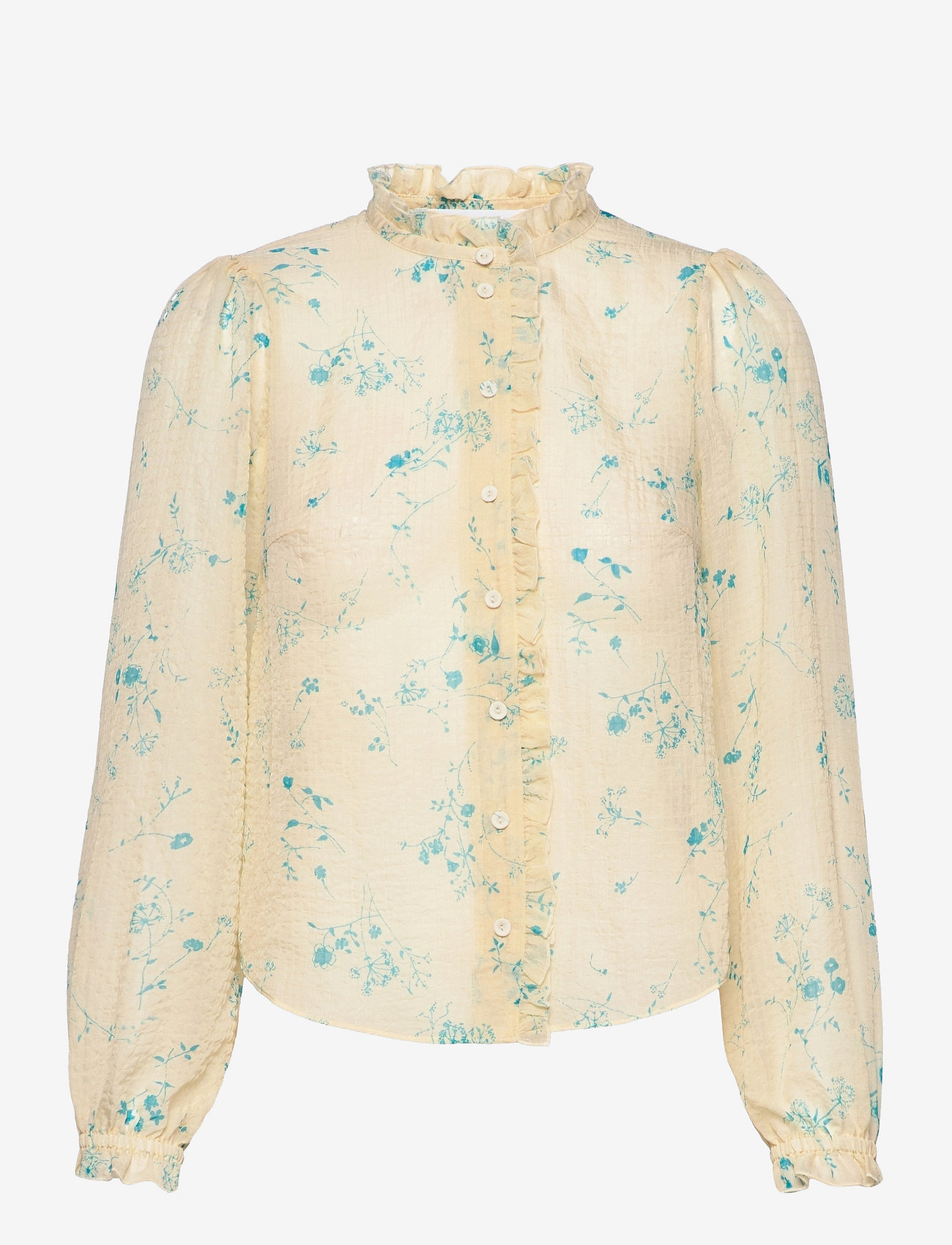 Samsøe Samsøe - Zarani ls shirt aop 12888 - corn lace - 0