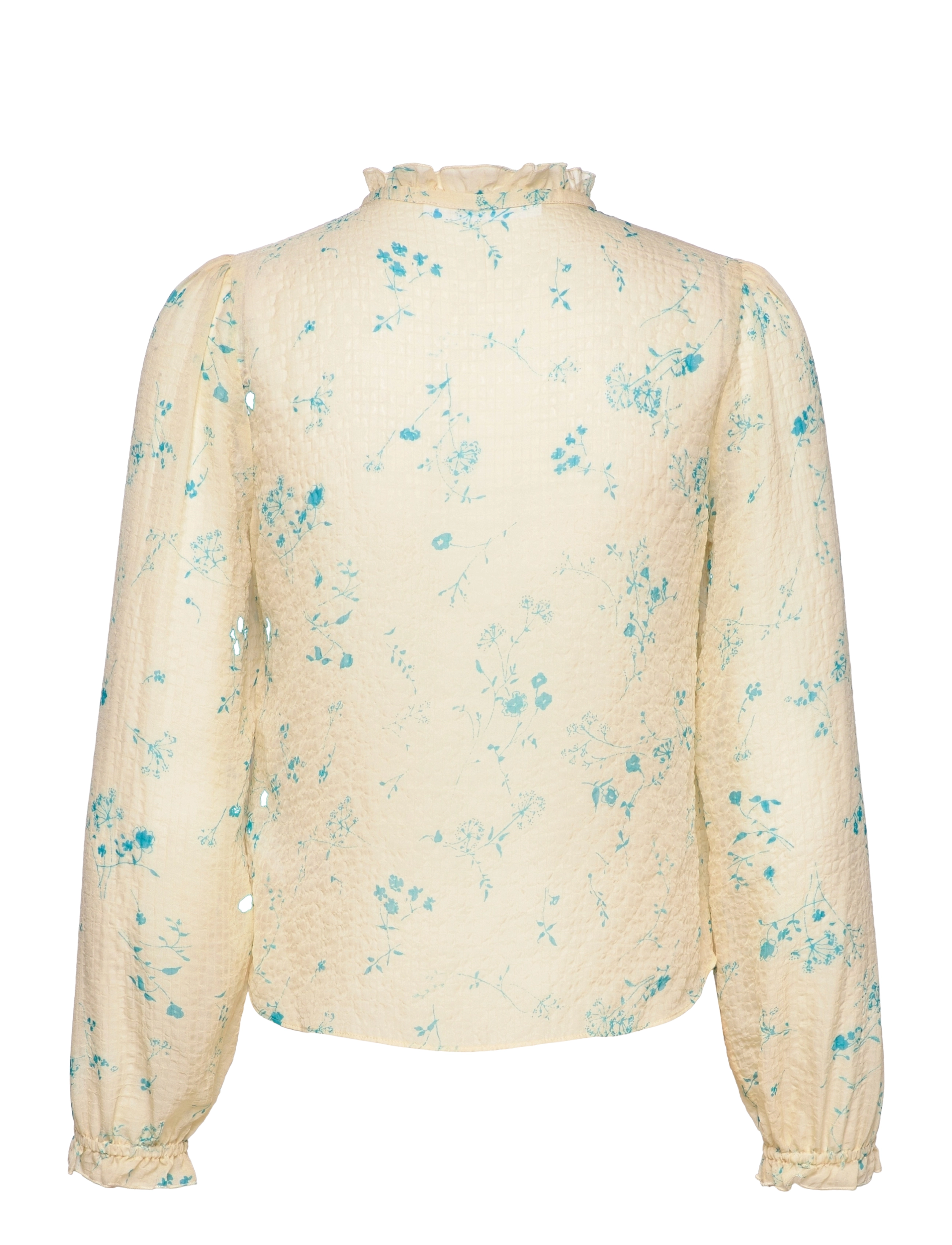Samsøe Samsøe - Zarani ls shirt aop 12888 - corn lace - 1