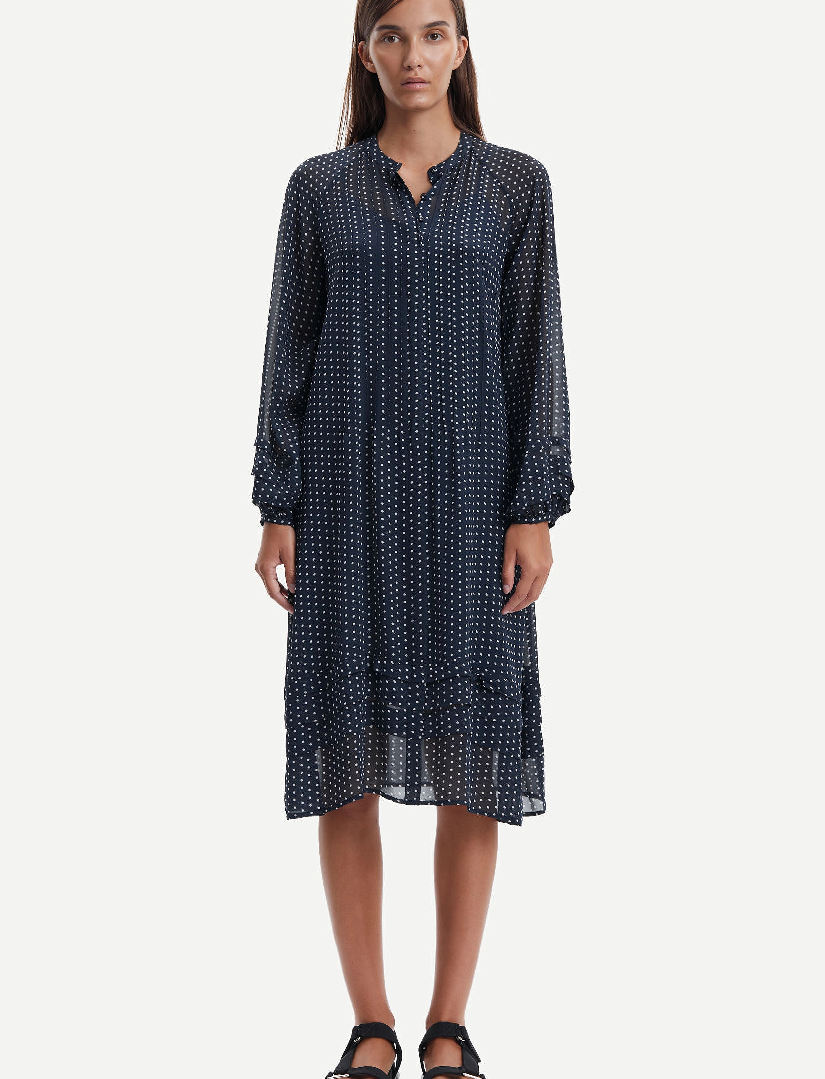 Samsøe Samsøe Elma shirt dress aop 9695 - Kleidung - DOTS / undefined