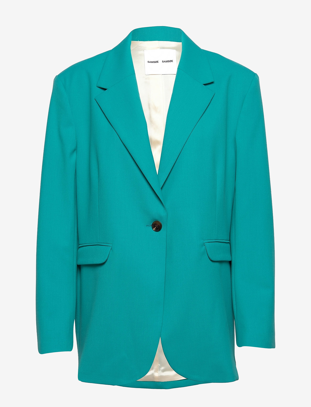 Samsøe Samsøe - Haven blazer 13103 - enkeltradede blazere - tile blue - 0