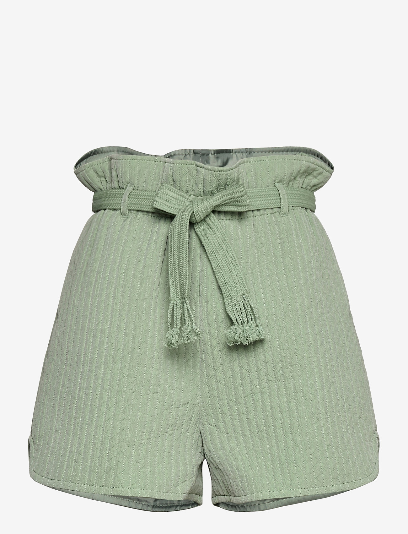 Samsøe Samsøe - Ember shorts 13107 - paperbag lühikesed püksid - vineyard green - 0