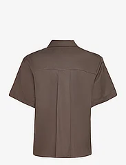 Samsøe Samsøe - Mina ss shirt 14028 - kortärmade skjortor - major brown - 1