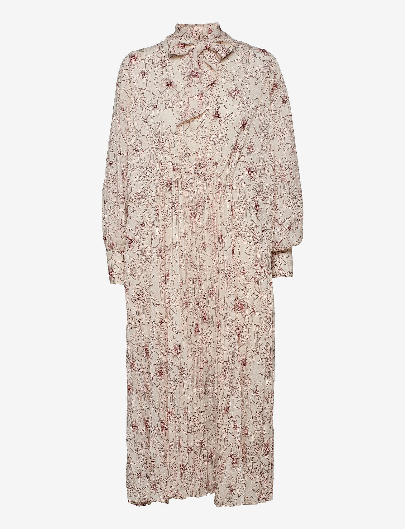 Samsøe Samsøe - Dorothe dress aop 14018 - brick hortus - 0