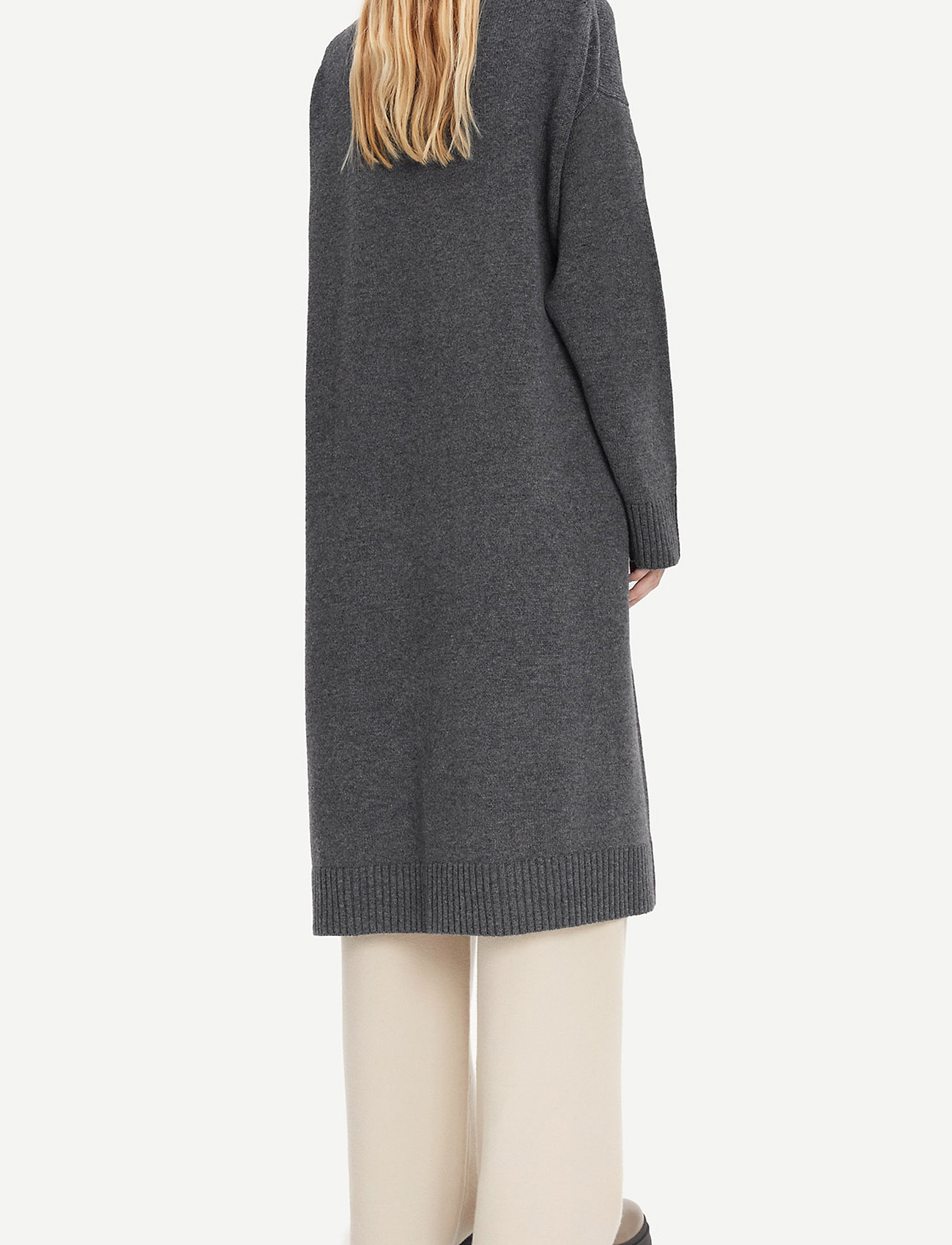 Samsøe Samsøe - Kei v-neck dress 11250 - dark grey mel. - 3