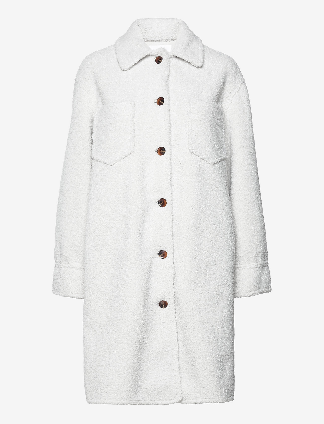 Samsøe Samsøe - Diora overshirt 13190 - Žieminiai paltai - whisper white - 0
