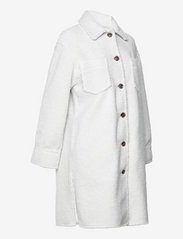Samsøe Samsøe - Diora overshirt 13190 - pitkät talvitakit - whisper white - 3