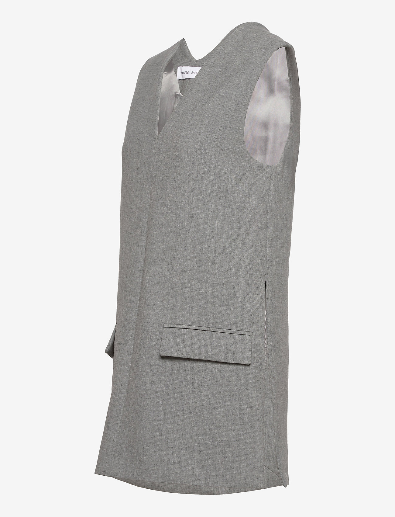 Samsøe Samsøe - Freda vest 13176 - grey mel. - 2