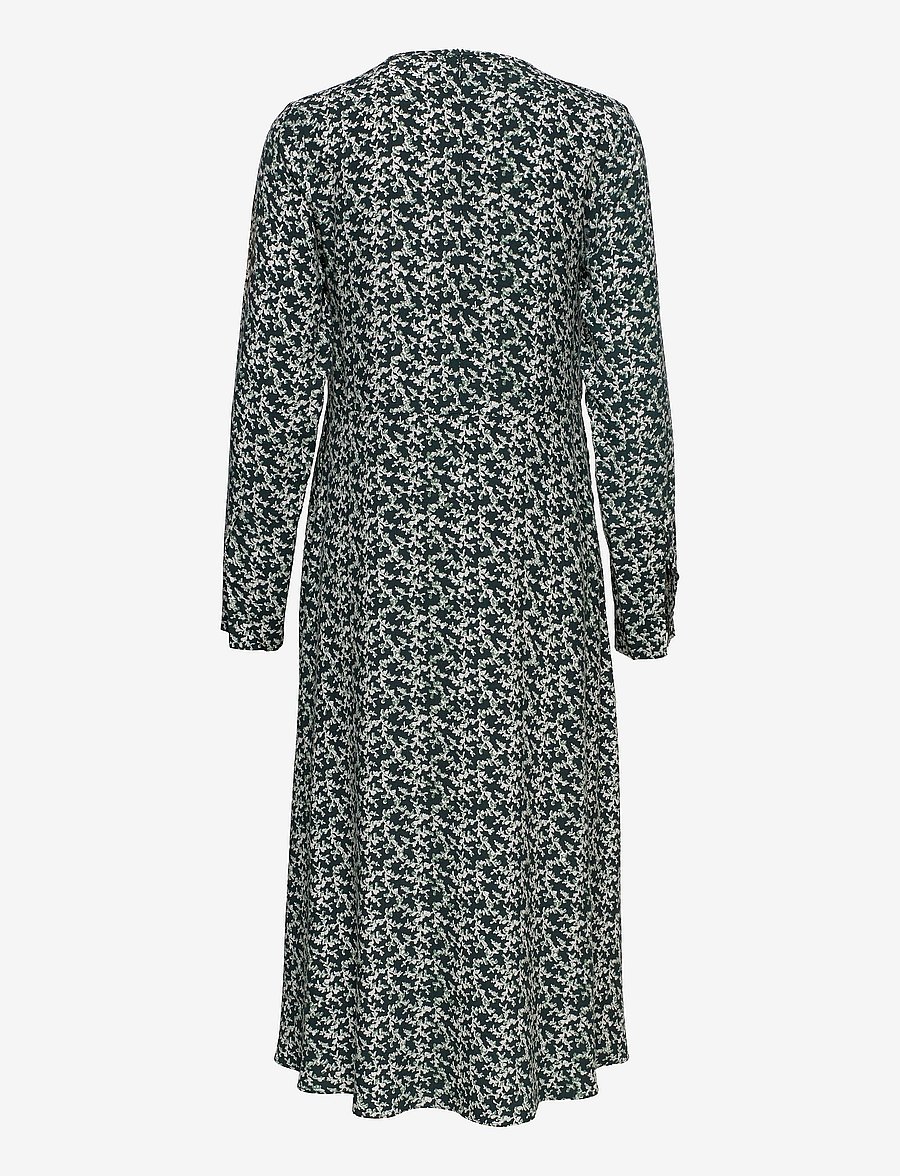 Samsøe Samsøe - Rami dress aop 14201 - midikleider - winter ivy - 2