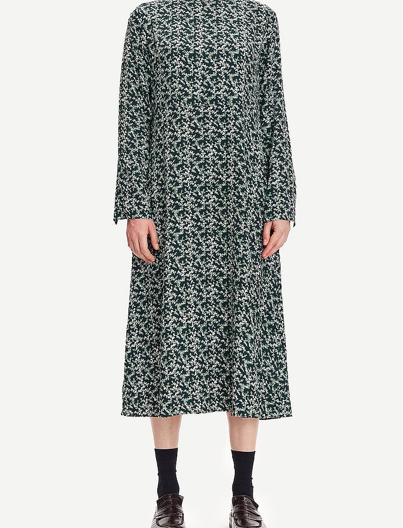 Samsøe Samsøe - Rami dress aop 14201 - midikleider - winter ivy - 0