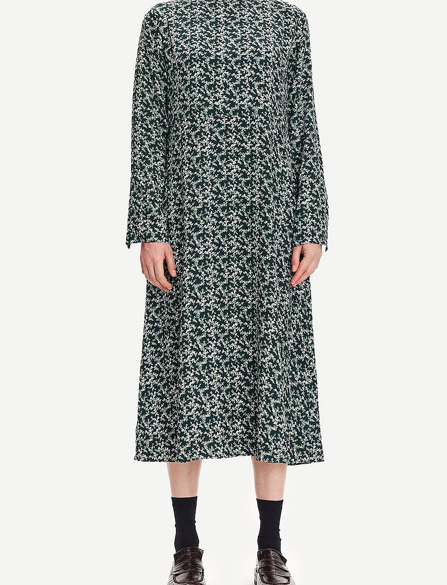 Samsøe Samsøe - Rami dress aop 14201 - midikleider - winter ivy - 0