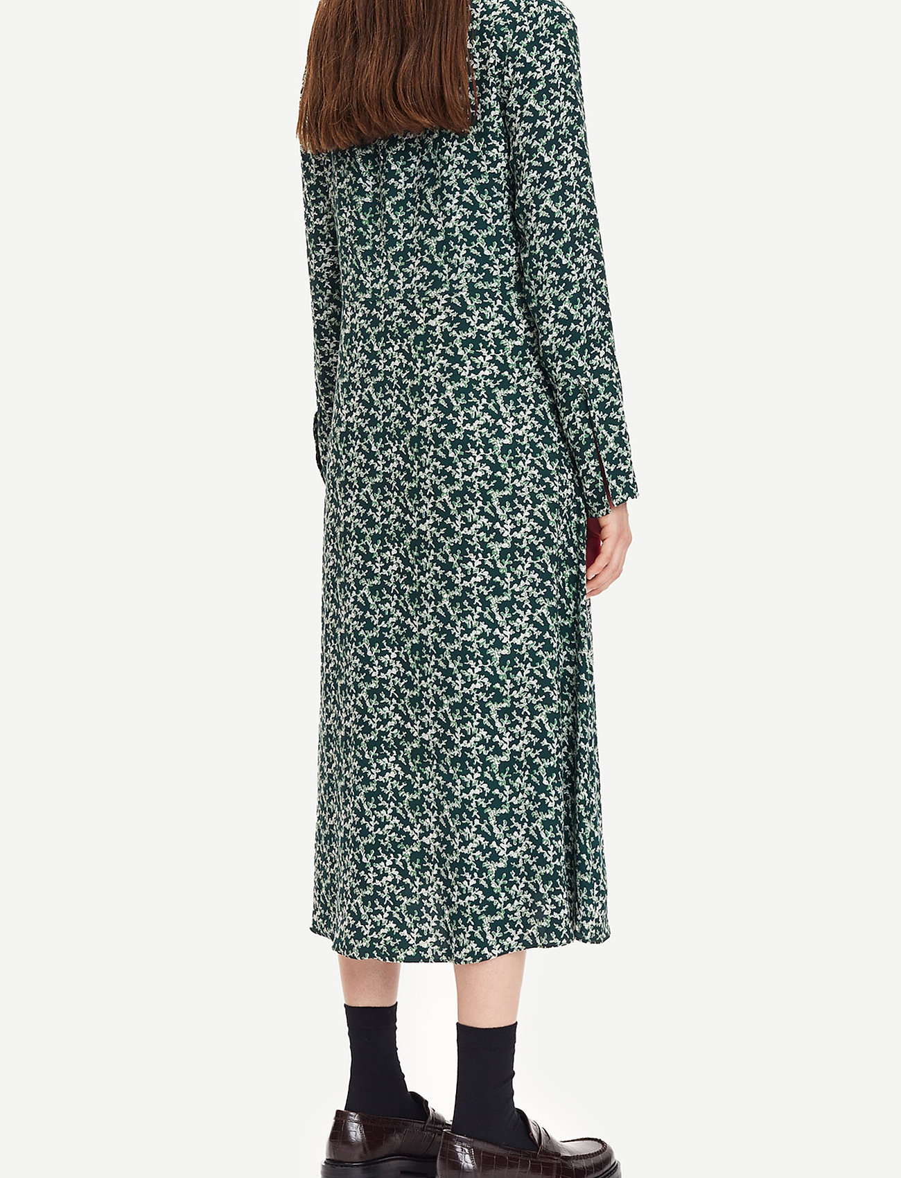 Samsøe Samsøe - Rami dress aop 14201 - sukienki do kolan i midi - winter ivy - 3
