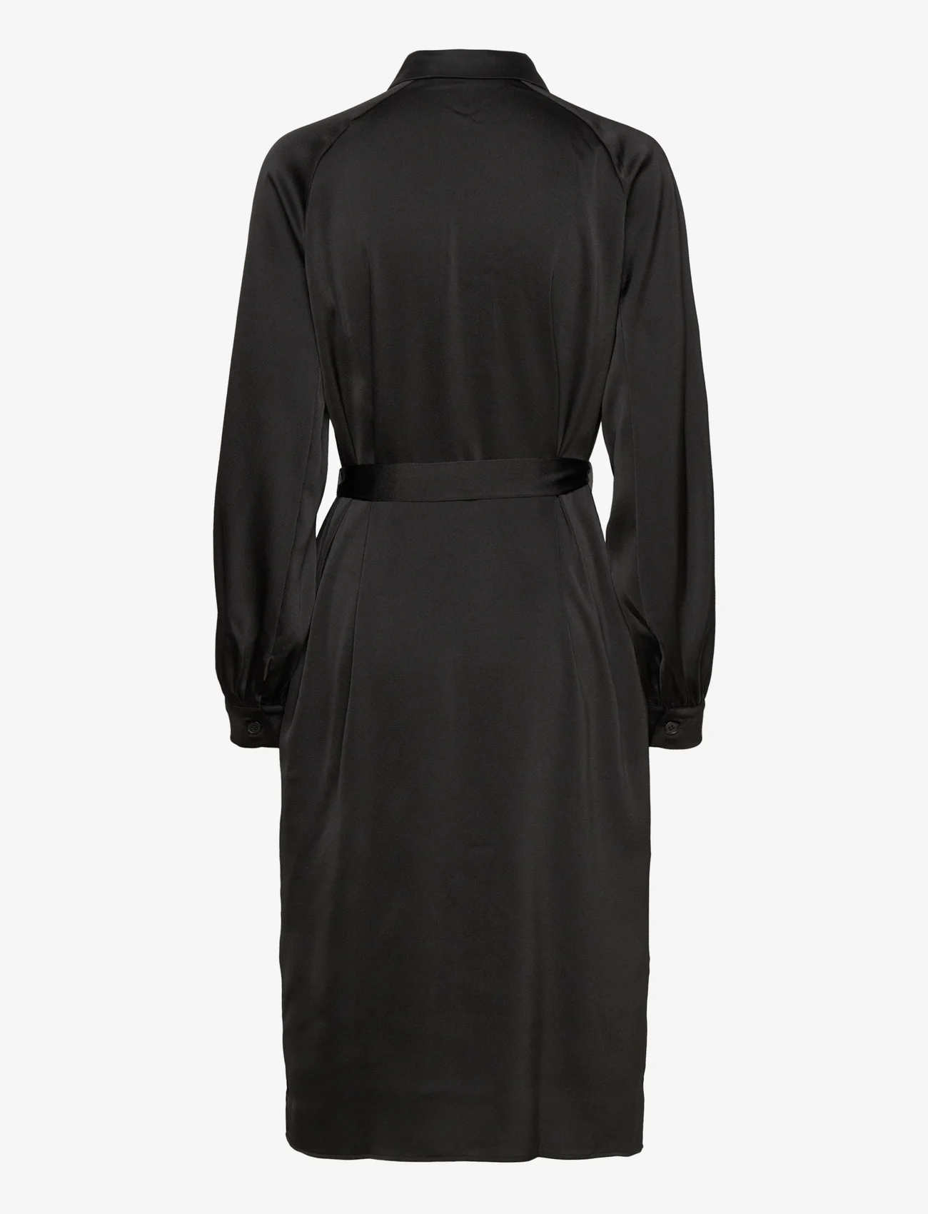Samsøe Samsøe - Nika shirt dress 13096 - midi jurken - black - 1