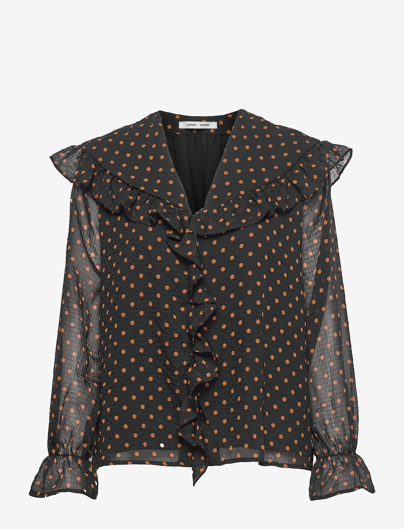 Samsøe Samsøe - Jytta blouse aop 12888 - caramel dot - 0