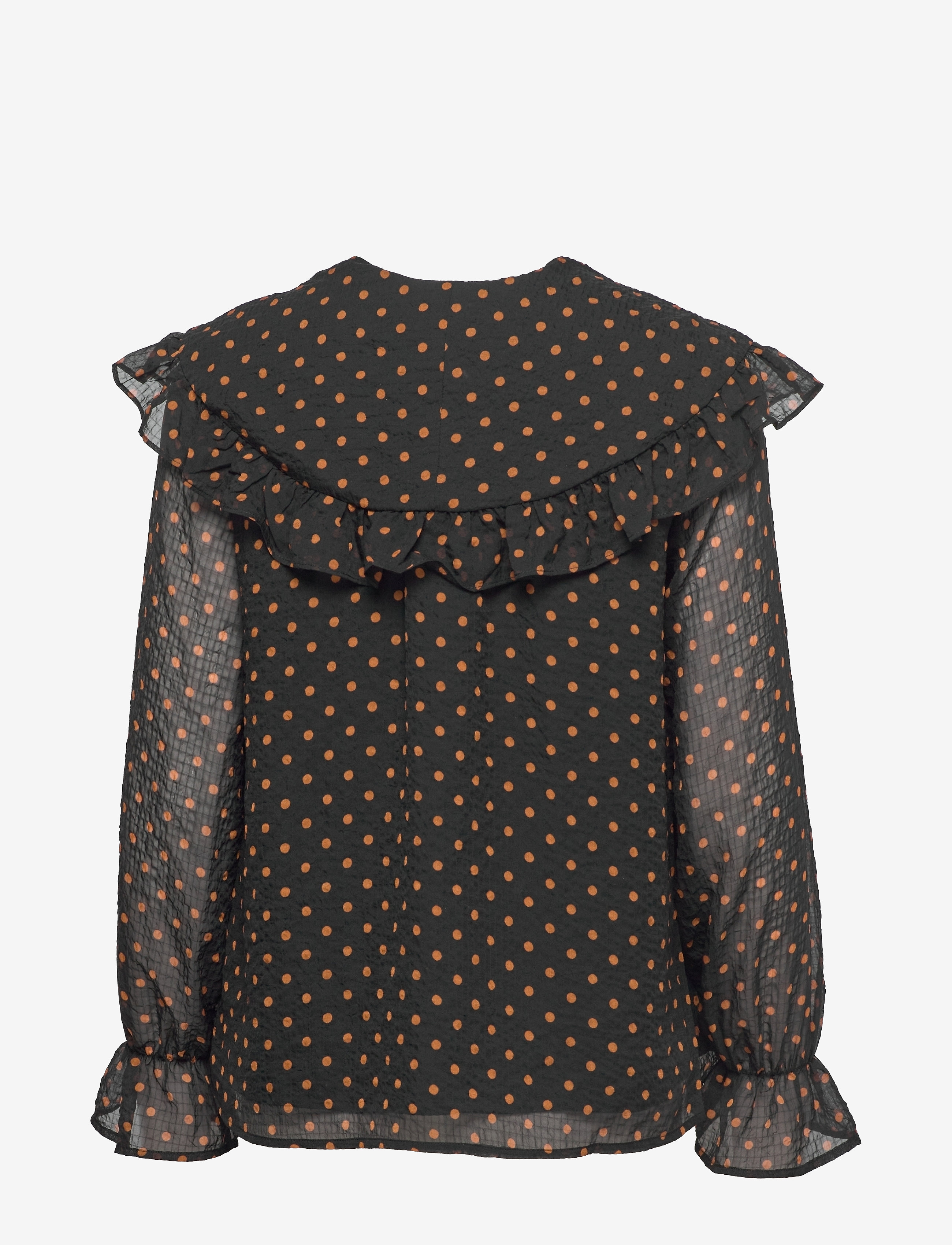 Samsøe Samsøe - Jytta blouse aop 12888 - caramel dot - 1