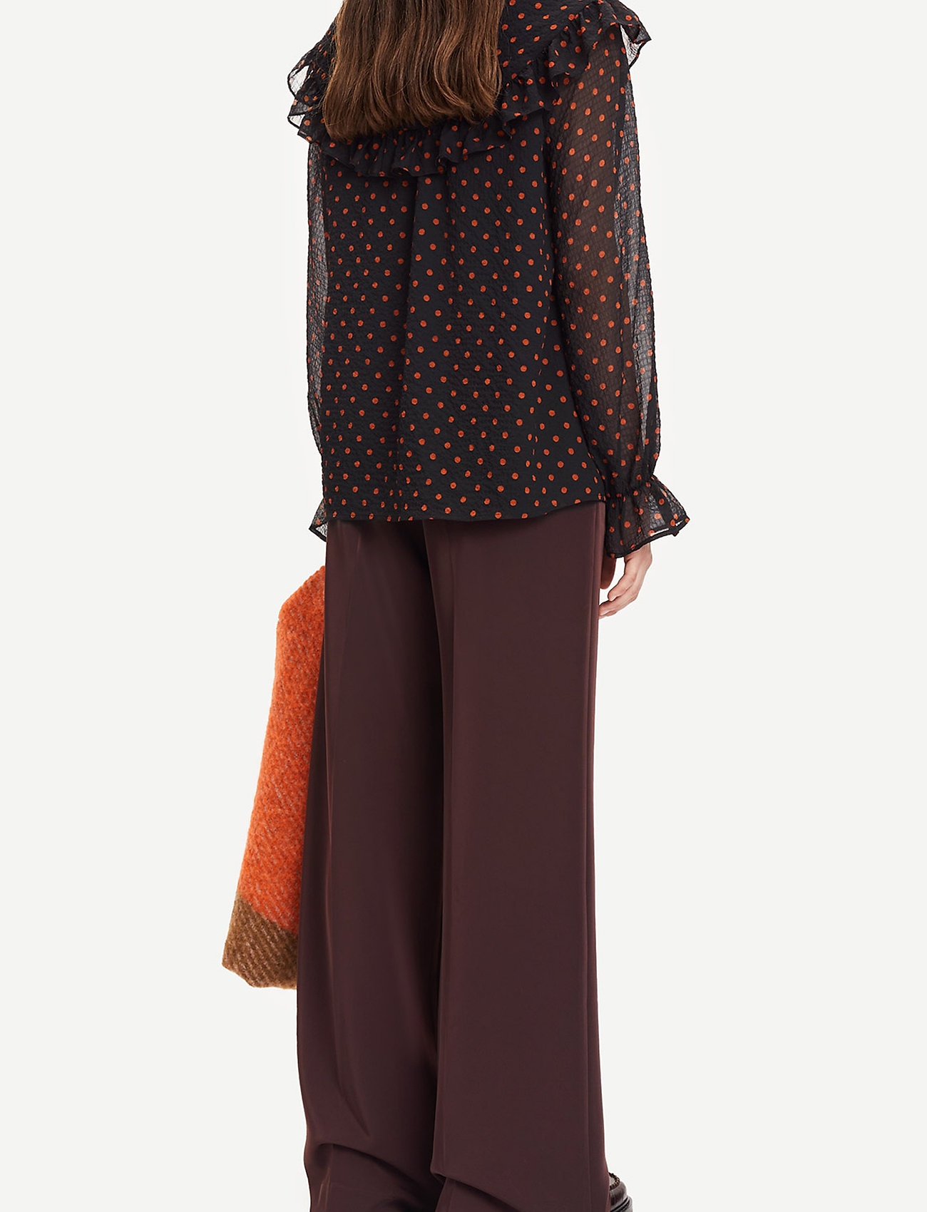 Samsøe Samsøe - Jytta blouse aop 12888 - caramel dot - 2