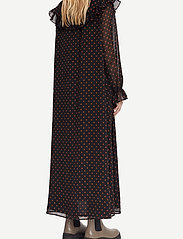 Samsøe Samsøe - Jytta long dress aop 12888 - vidutinio ilgio suknelės - caramel dot - 3
