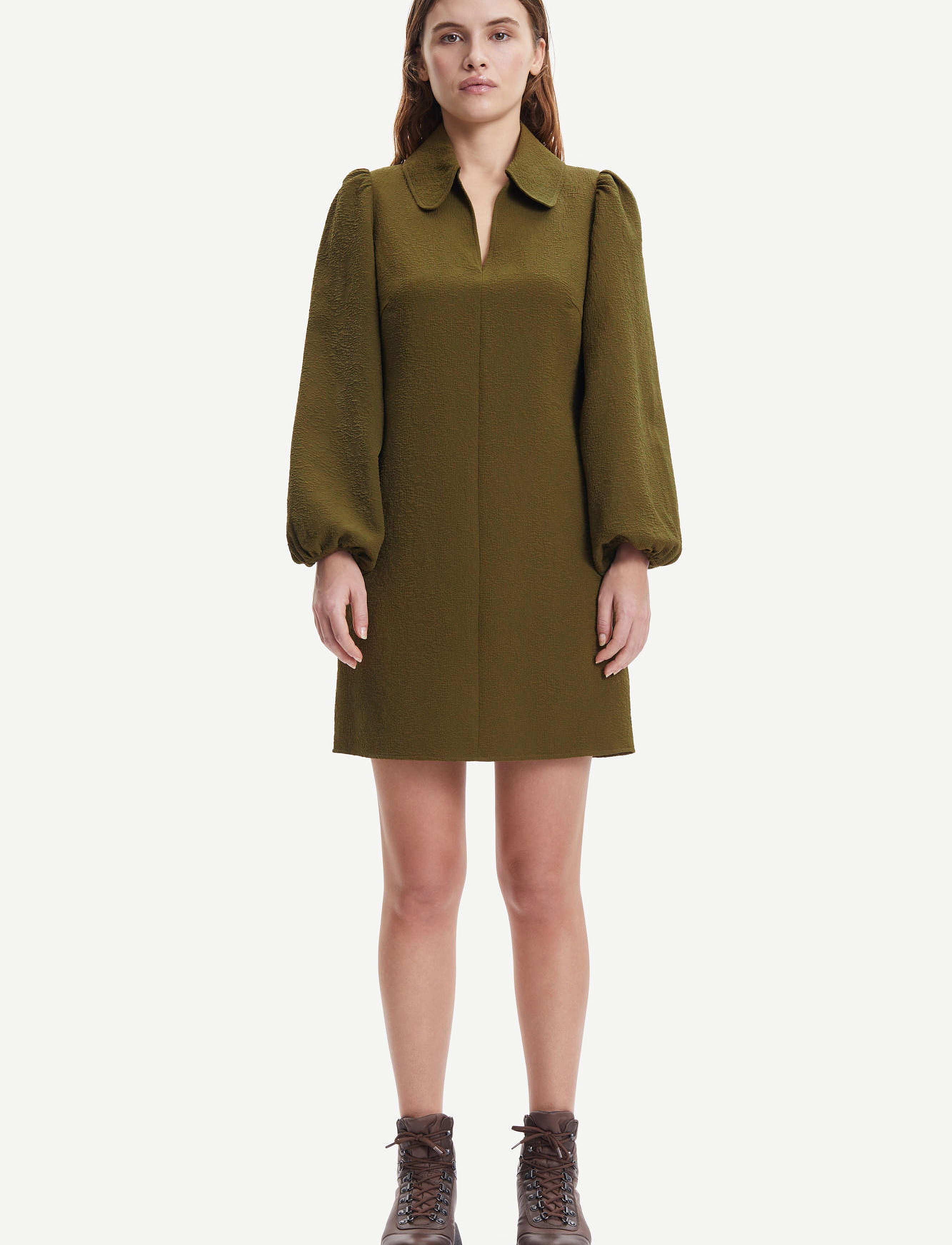 Samsøe Samsøe Margot dress 14036 - Kjoler - DARK OLIVE / khaki/green