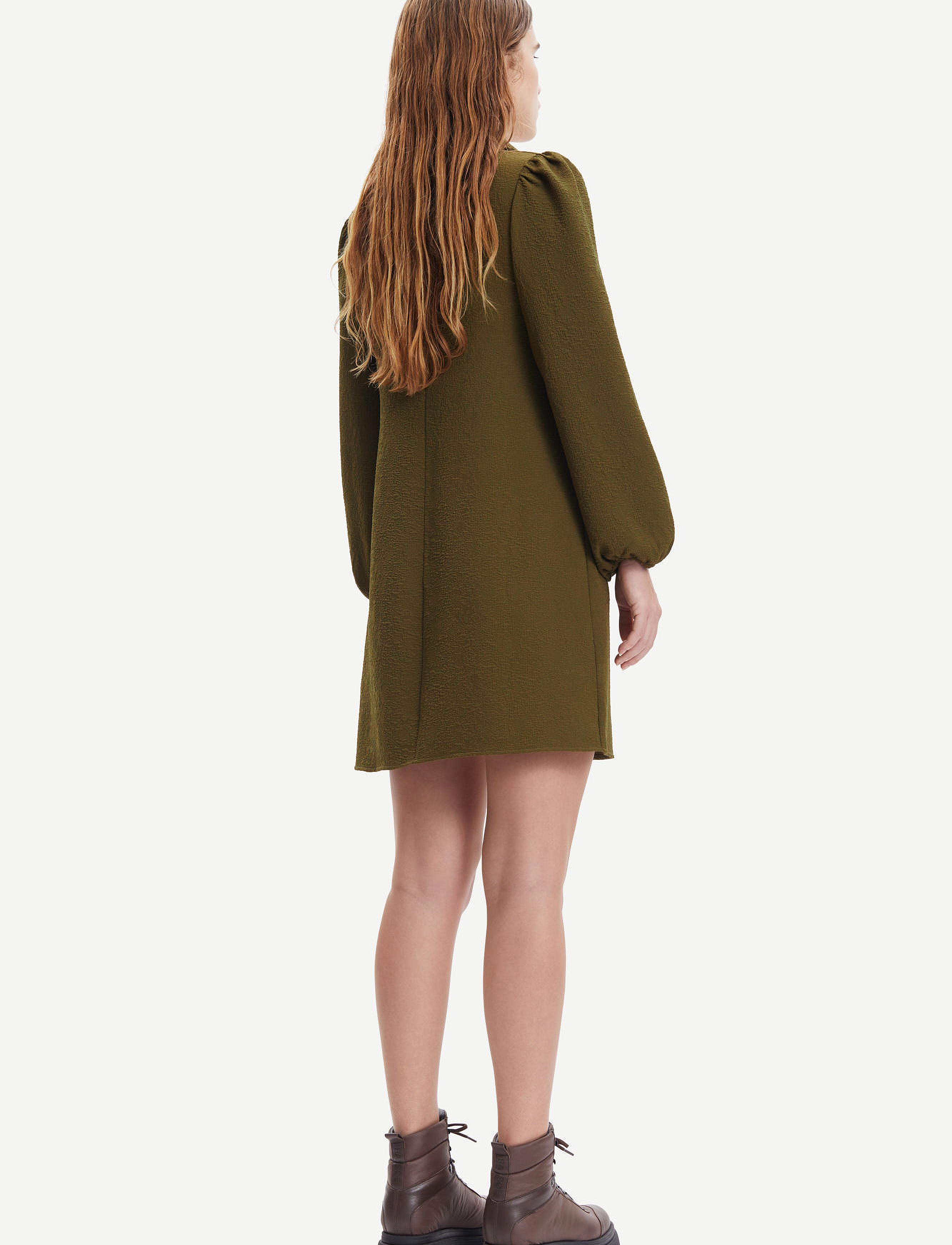 Samsøe Samsøe - Margot dress 14036 - minikleidid - dark olive - 3