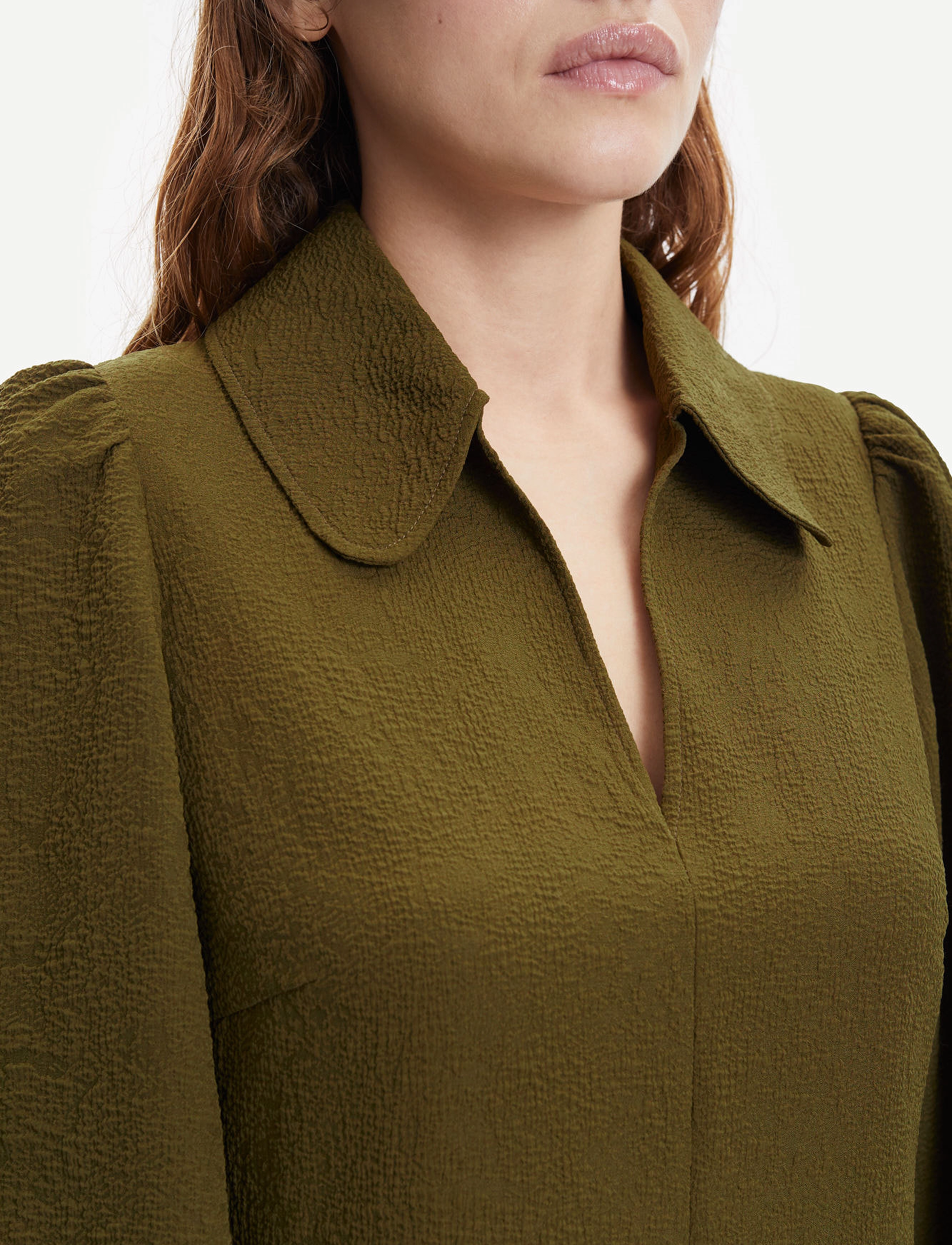 Samsøe Samsøe - Margot dress 14036 - minikleidid - dark olive - 4