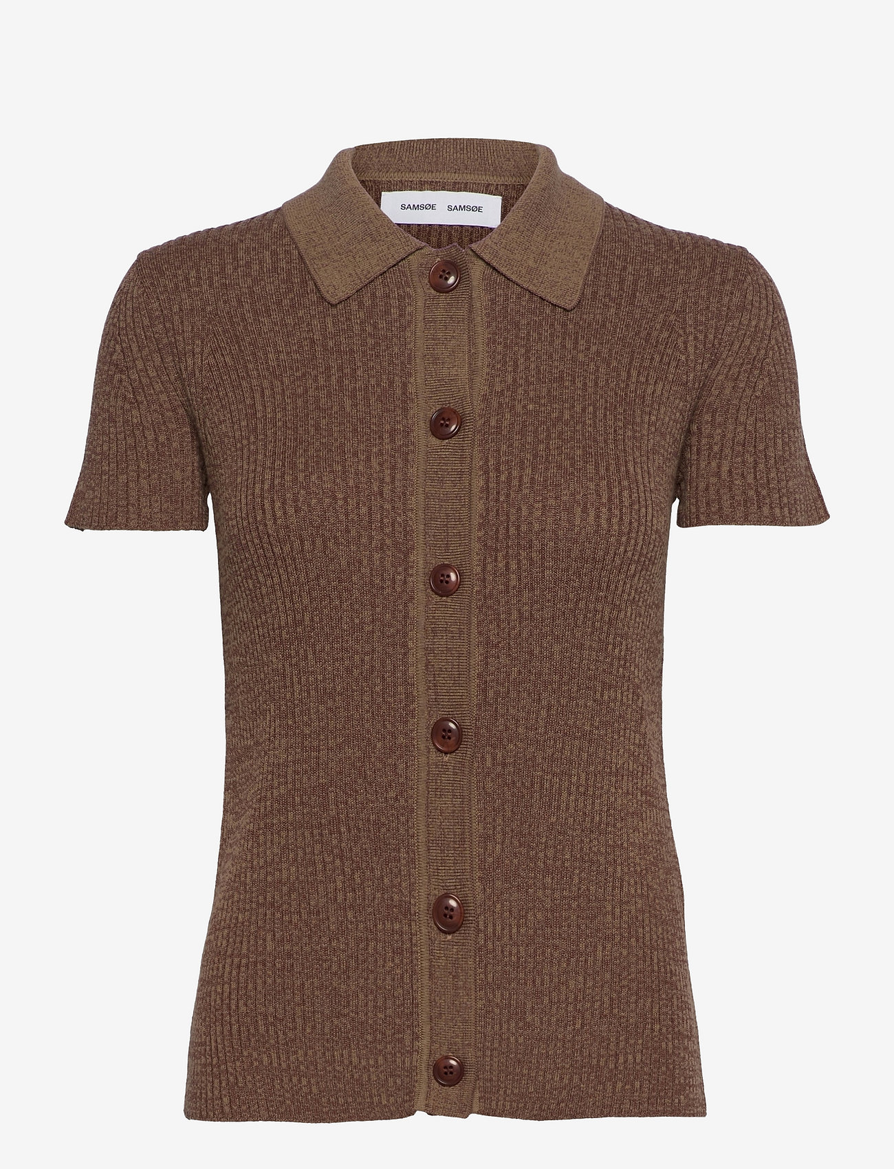 Samsøe Samsøe - Bonnie ss polo 12933 - cappuccino - 0