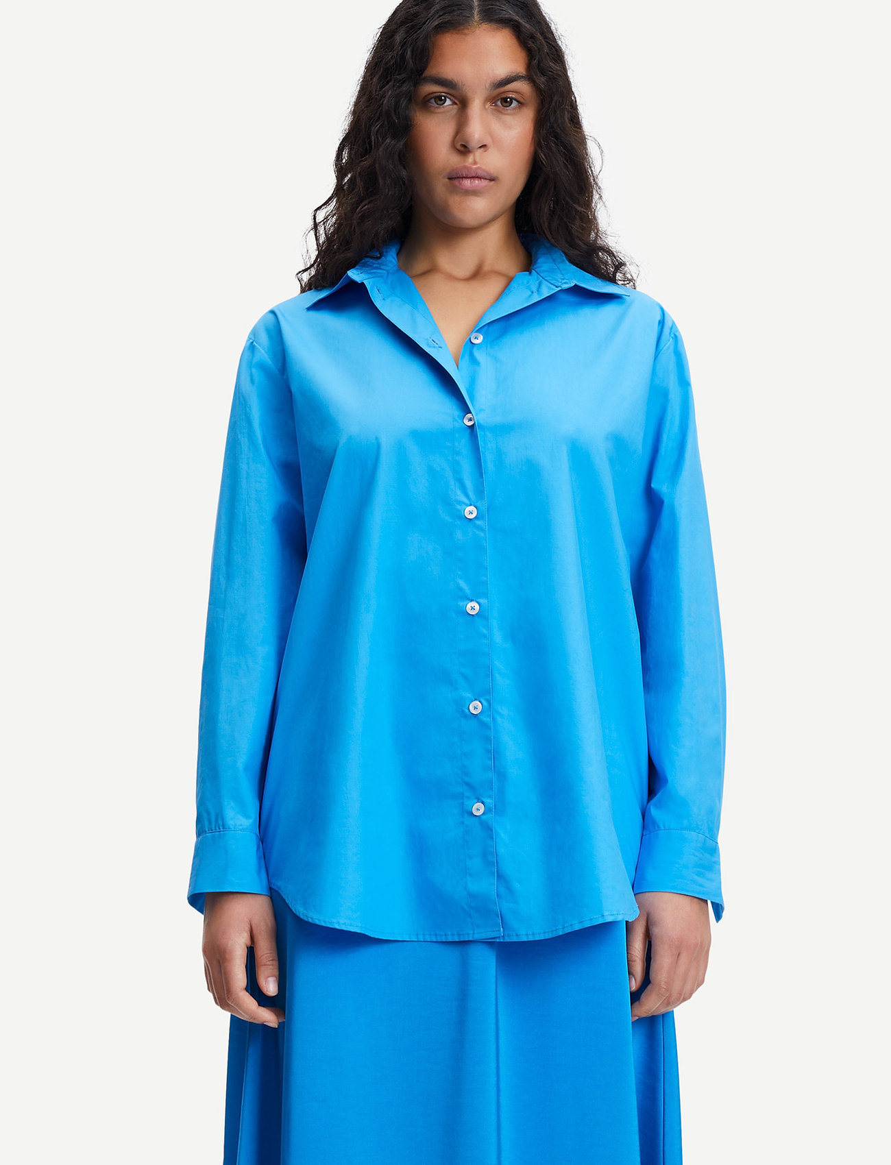 Samsøe Samsøe - Haley shirt 14205 - ibiza blue - 4