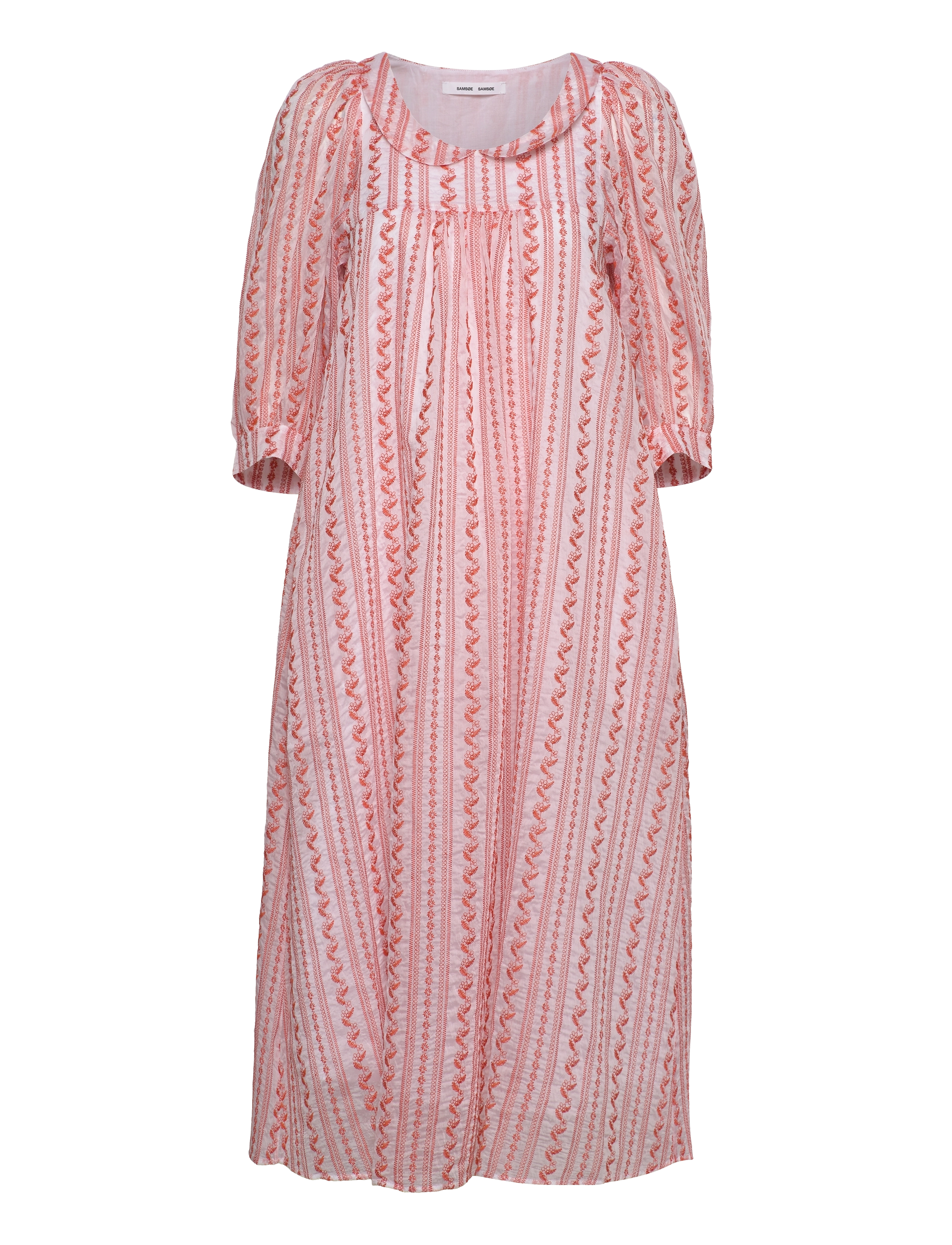 Samsøe Samsøe Adalee dress 14317 - Riided - PUREED PUMPKIN STITCH / pink/rose