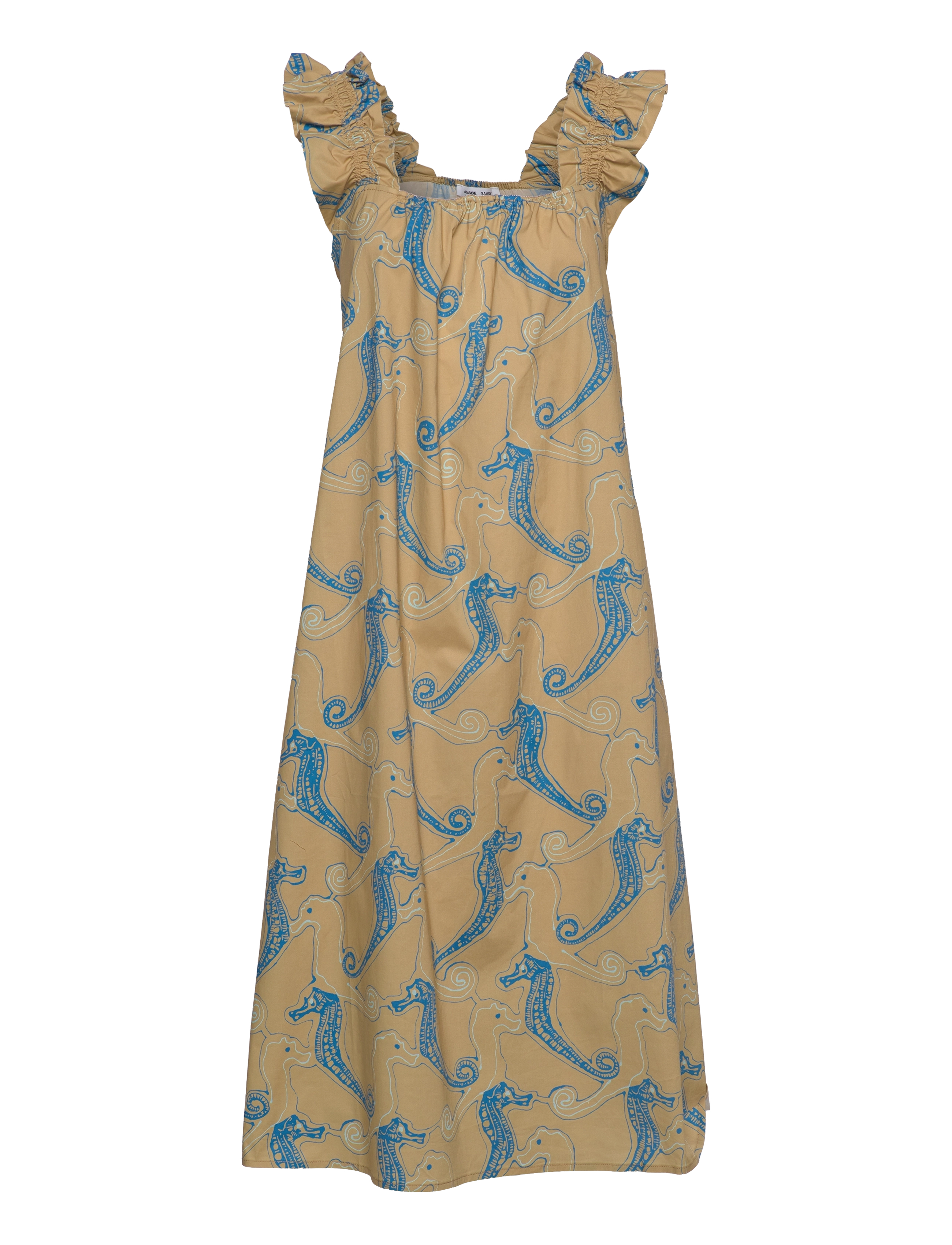 Samsøe Samsøe - Gill dress aop  10783 - aqua seahorse - 1