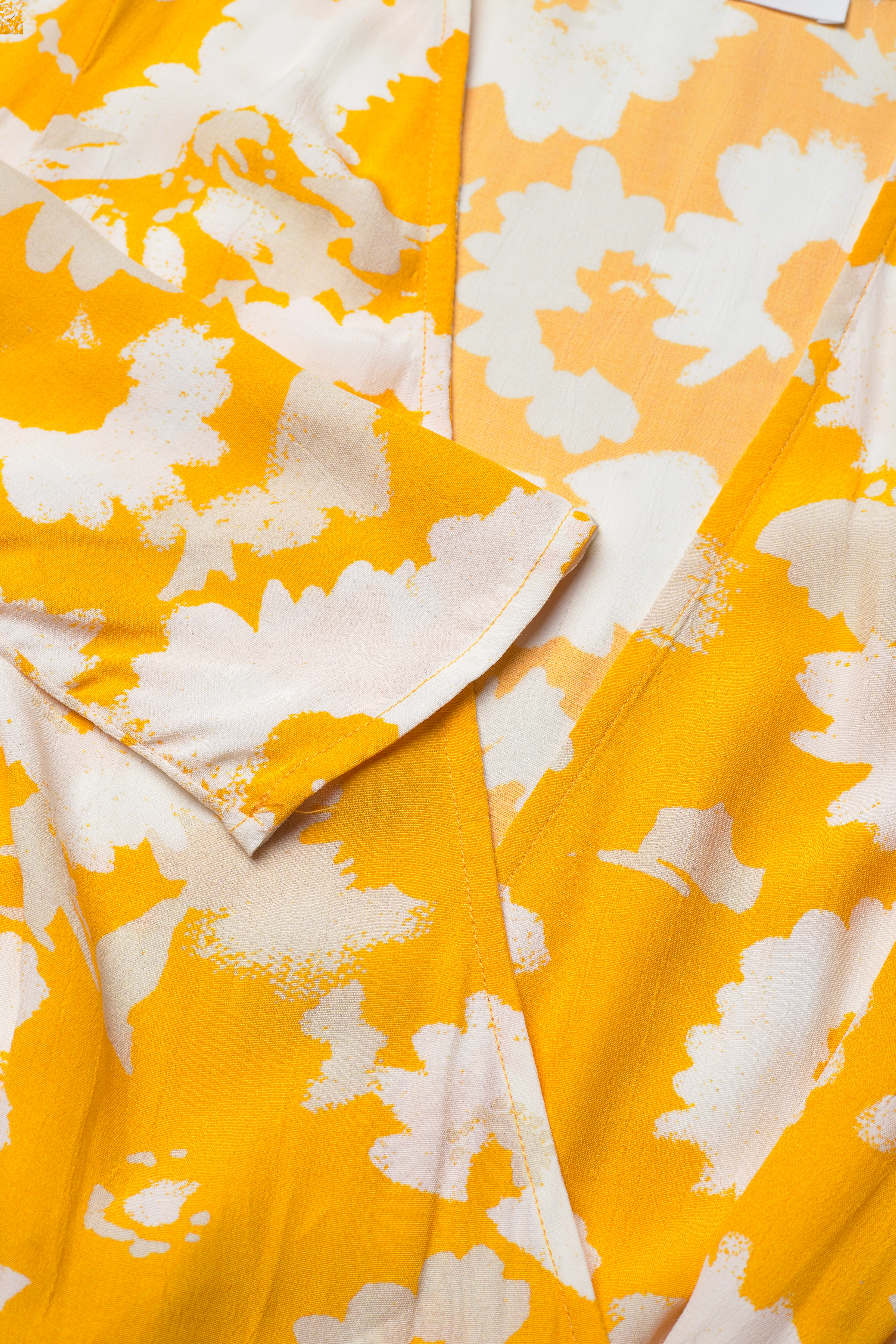 Samsøe Samsøe - Janine dress aop 10867 - slå-om-kjoler - radiant sunflower - 5