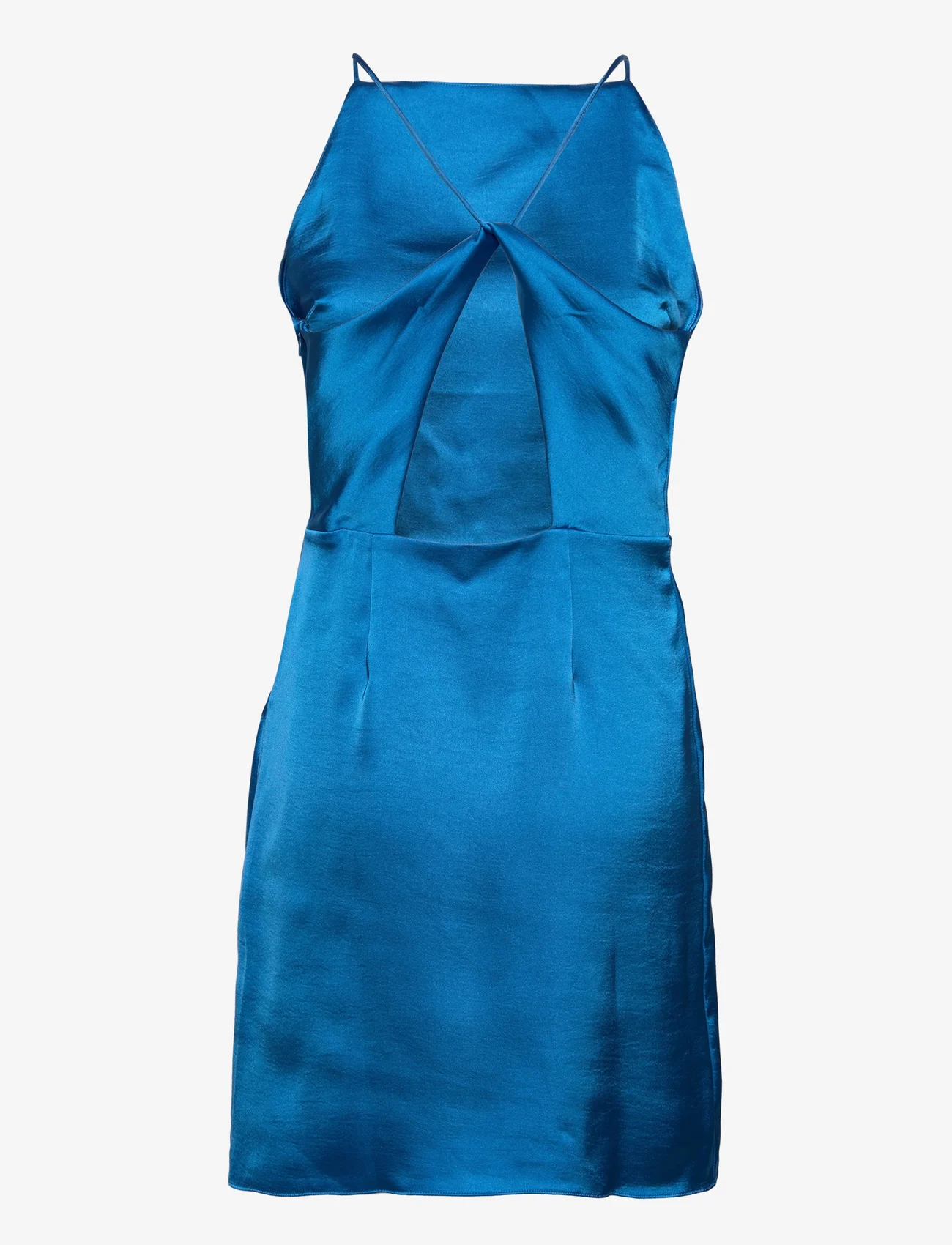 Samsøe Samsøe - Villa short dress 12956 - feestelijke kleding voor outlet-prijzen - ibiza blue - 1