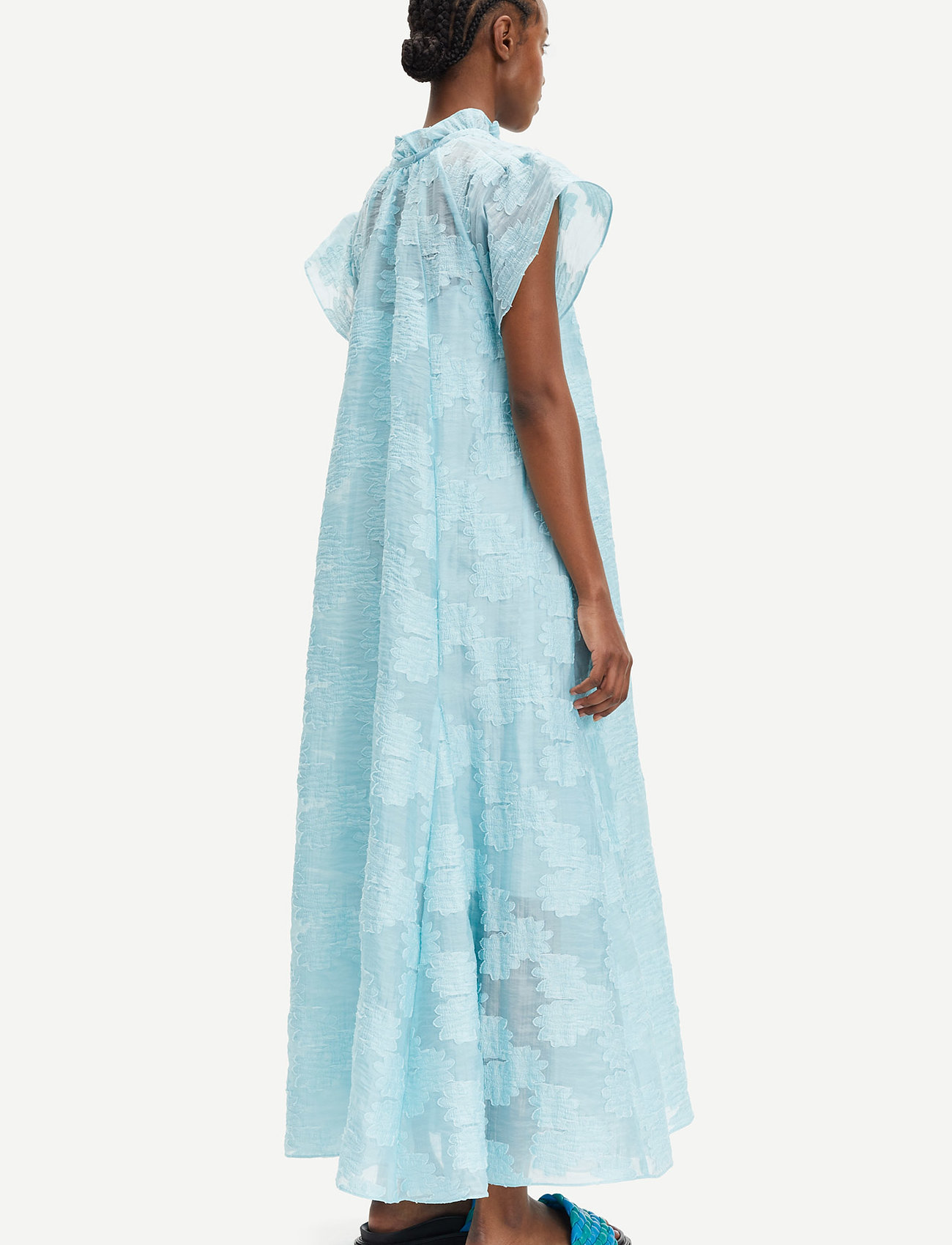 Samsøe Samsøe - Karookh long dress 13049 - iced aqua - 4