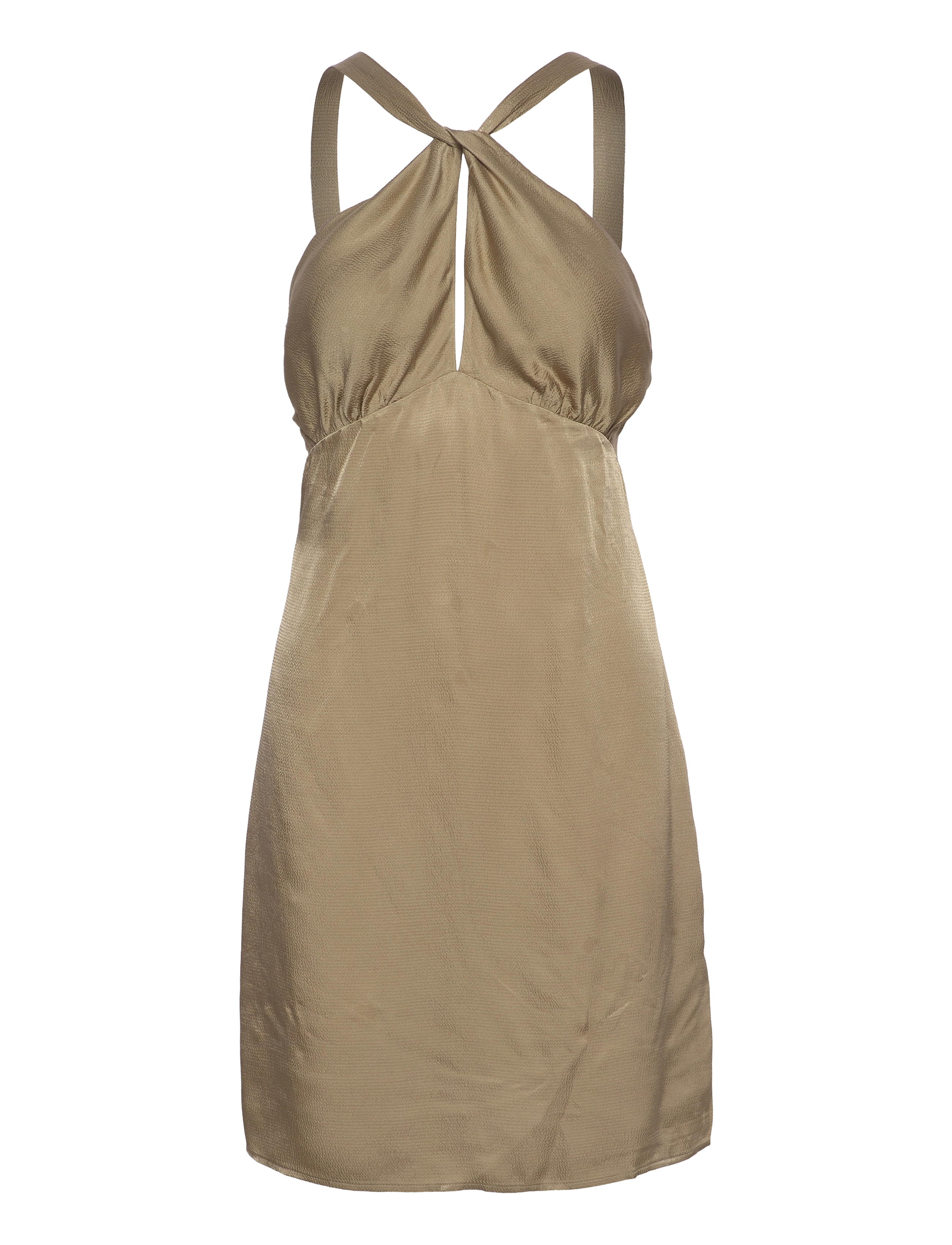 Samsøe Samsøe Line Short Dress 12887, L, Khaki green, Kjoler > Kort Kjole, Dame