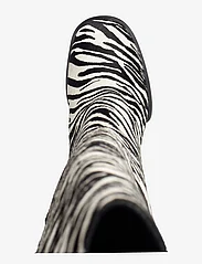 Samsøe Samsøe - Elsa boots high 14410 - pitkävartiset saappaat - zebra - 3