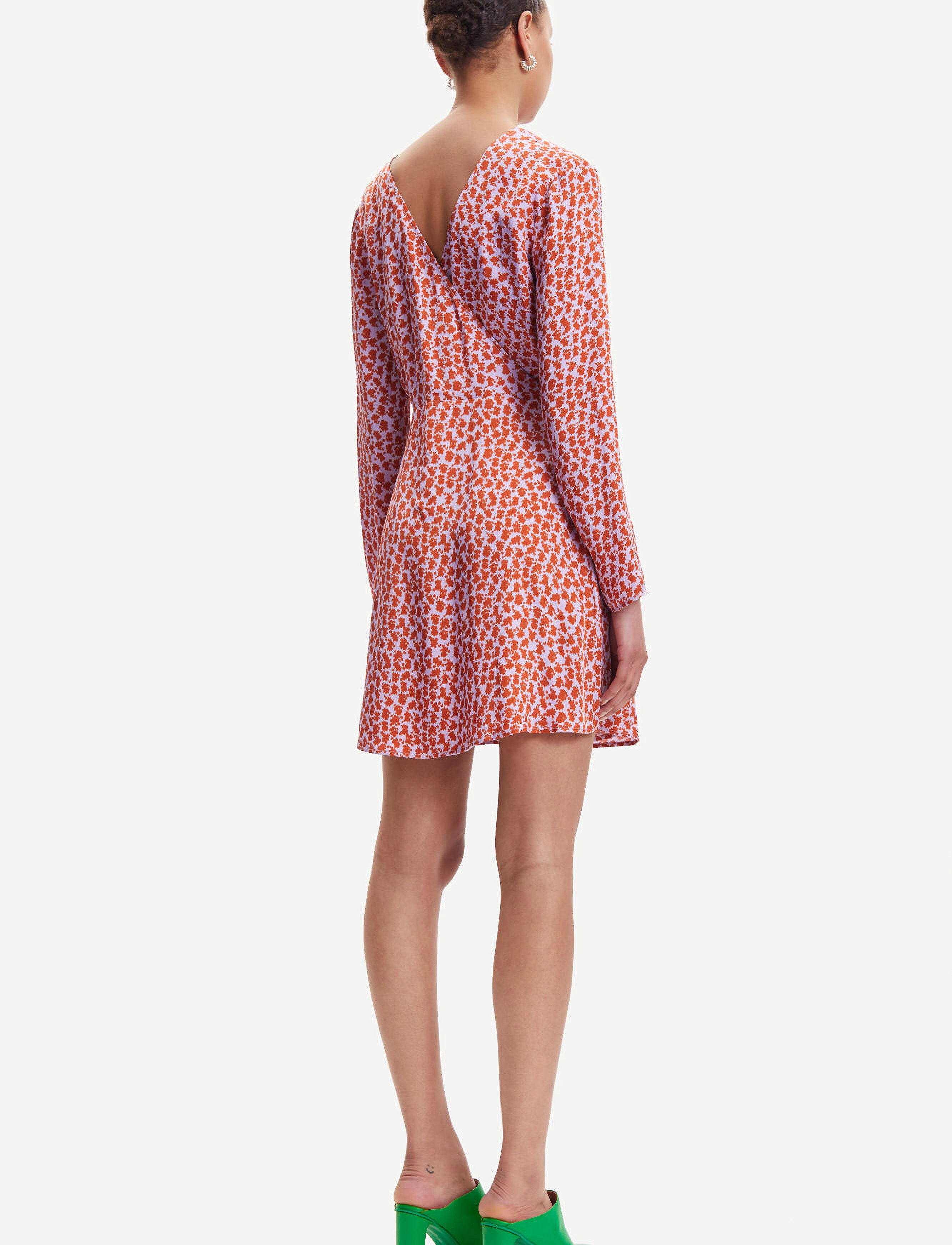Samsøe Samsøe - Adela short dress aop 12887 - ditsy clay - 3