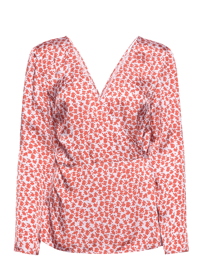Samsøe Samsøe - Adela blouse aop 12887 - langærmede bluser - ditsy clay - 1