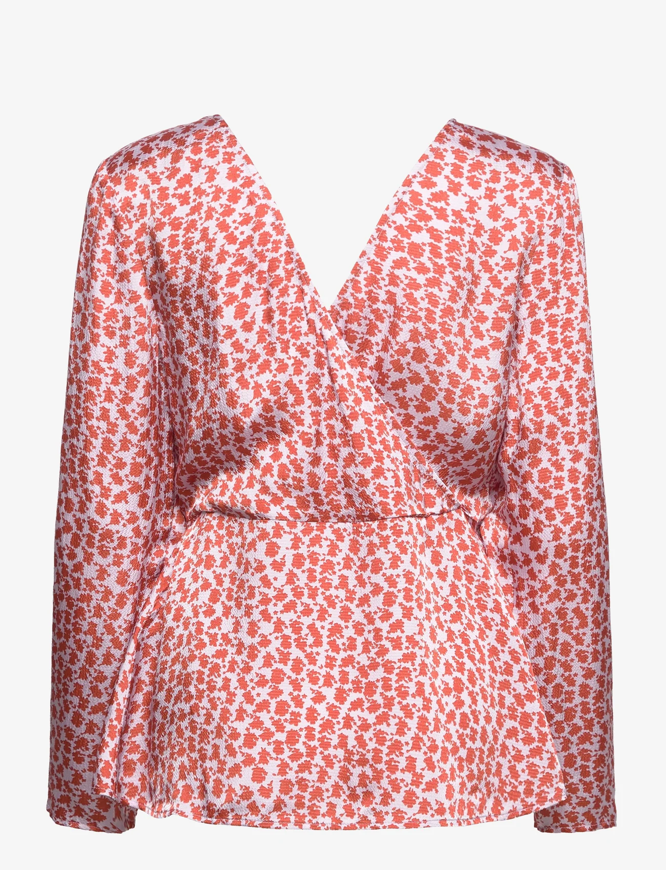 Samsøe Samsøe - Adela blouse aop 12887 - langärmlige blusen - ditsy clay - 1