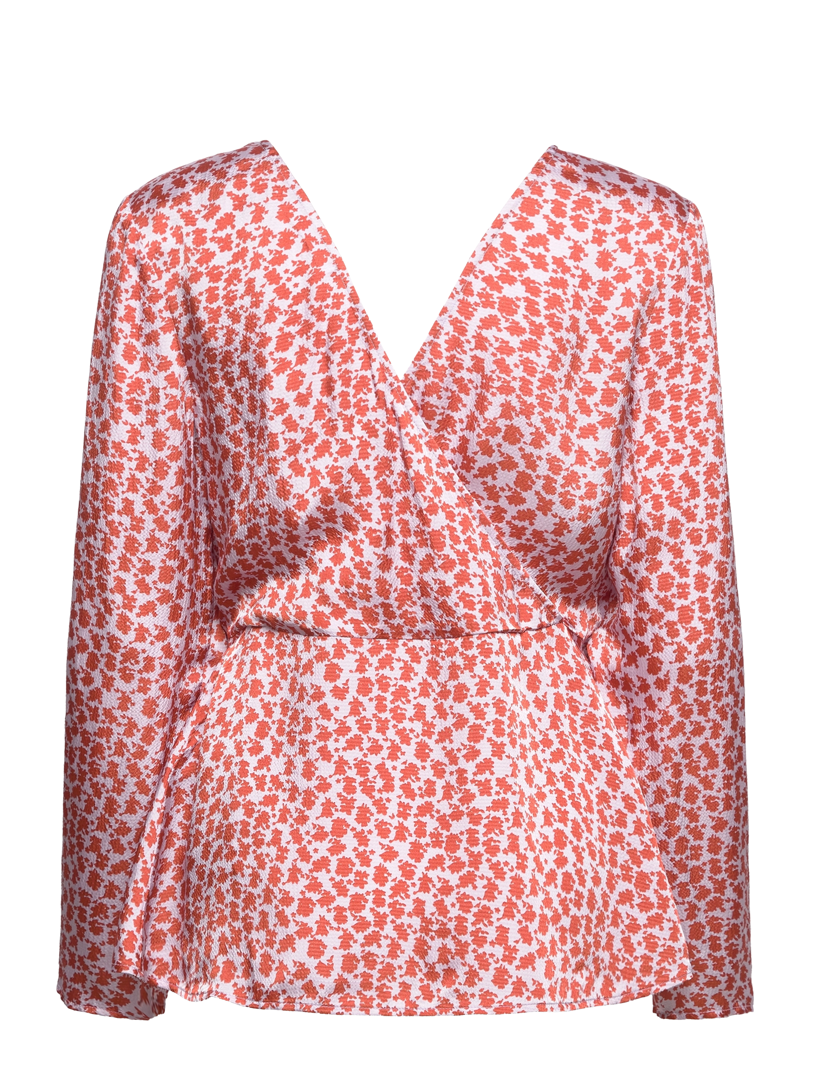 Samsøe Samsøe - Adela blouse aop 12887 - blūzes ar garām piedurknēm - ditsy clay - 2