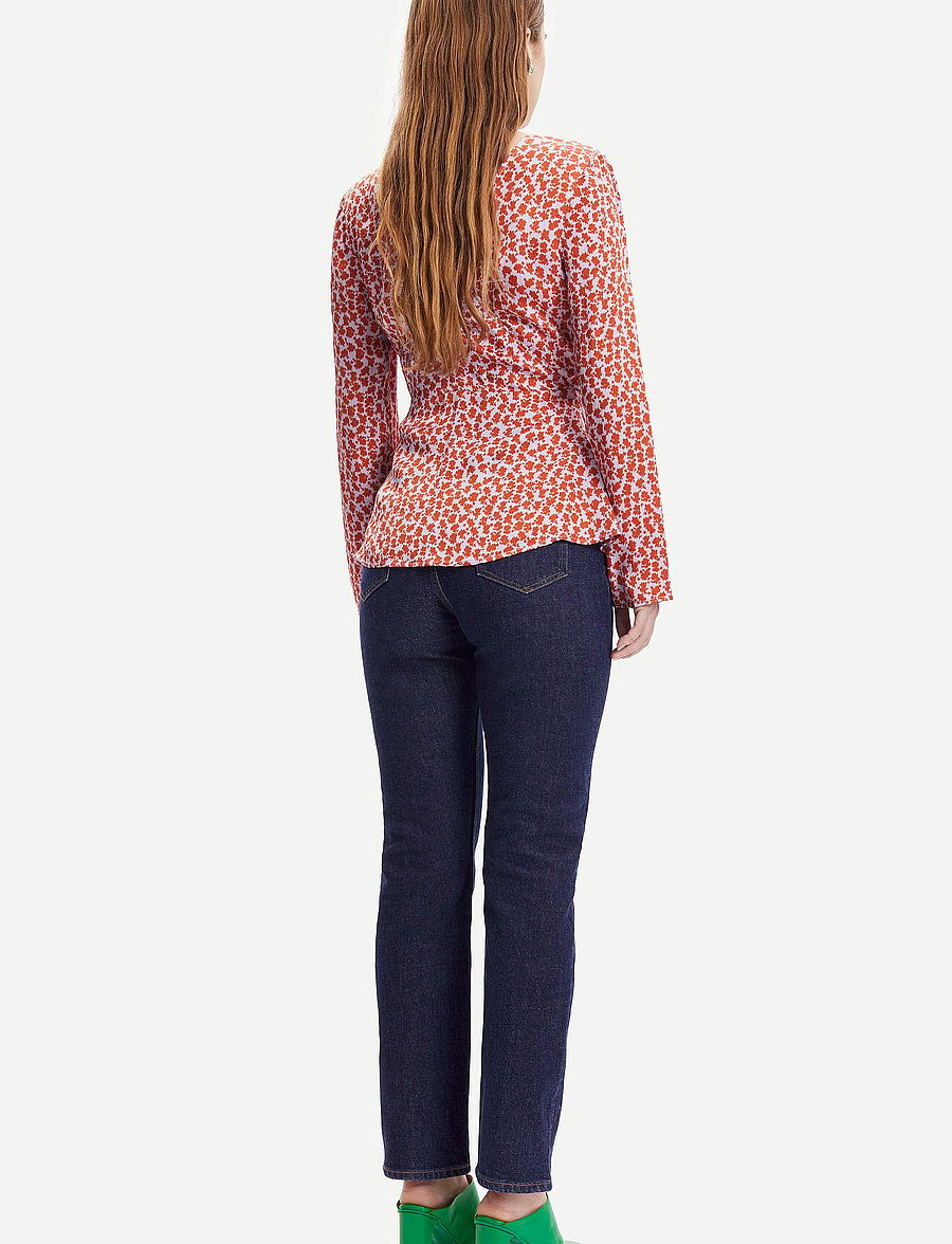 Samsøe Samsøe - Adela blouse aop 12887 - pitkähihaiset puserot - ditsy clay - 3