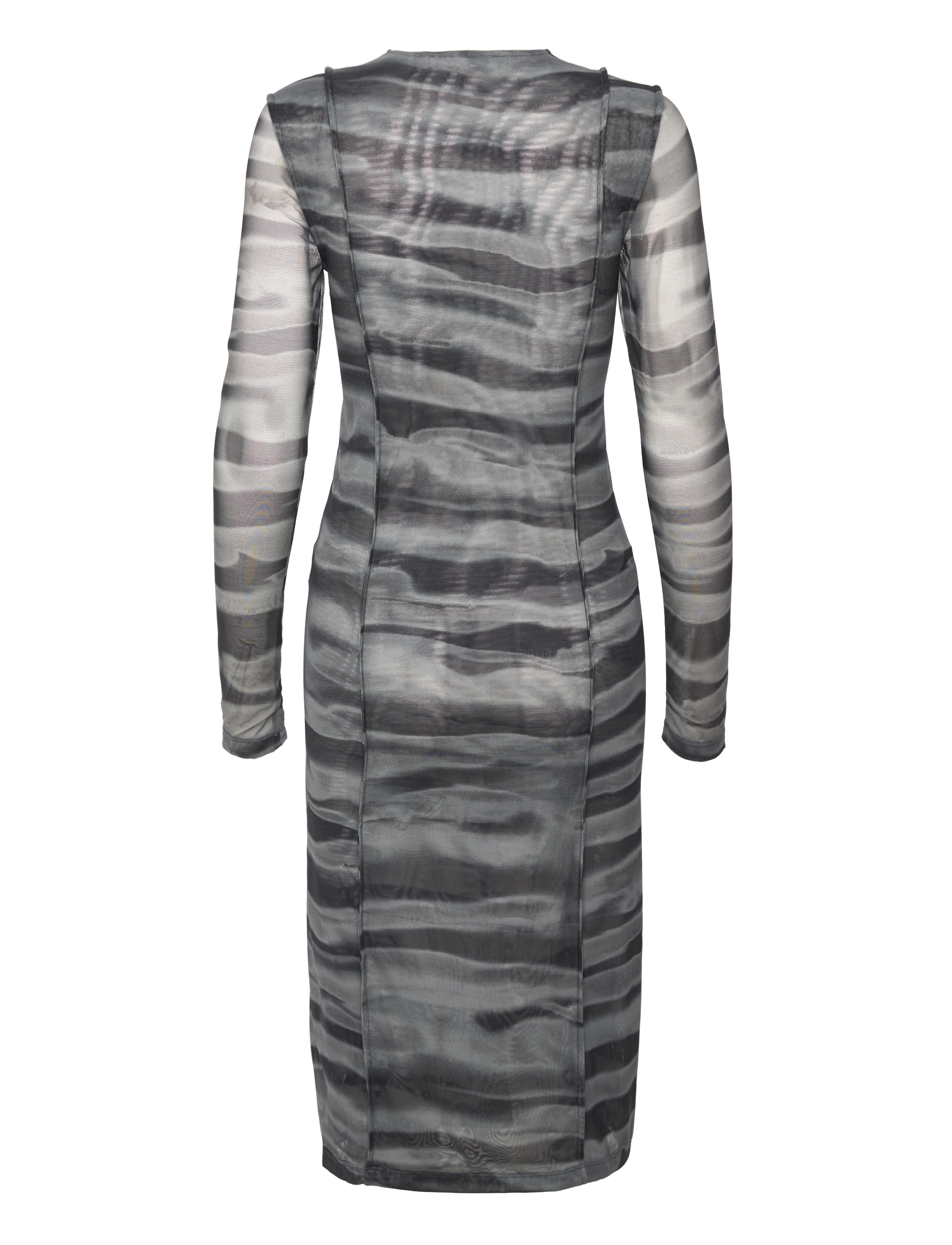 Samsøe Samsøe - Josie dress aop 8211 - stramme kjoler - grey tide - 2