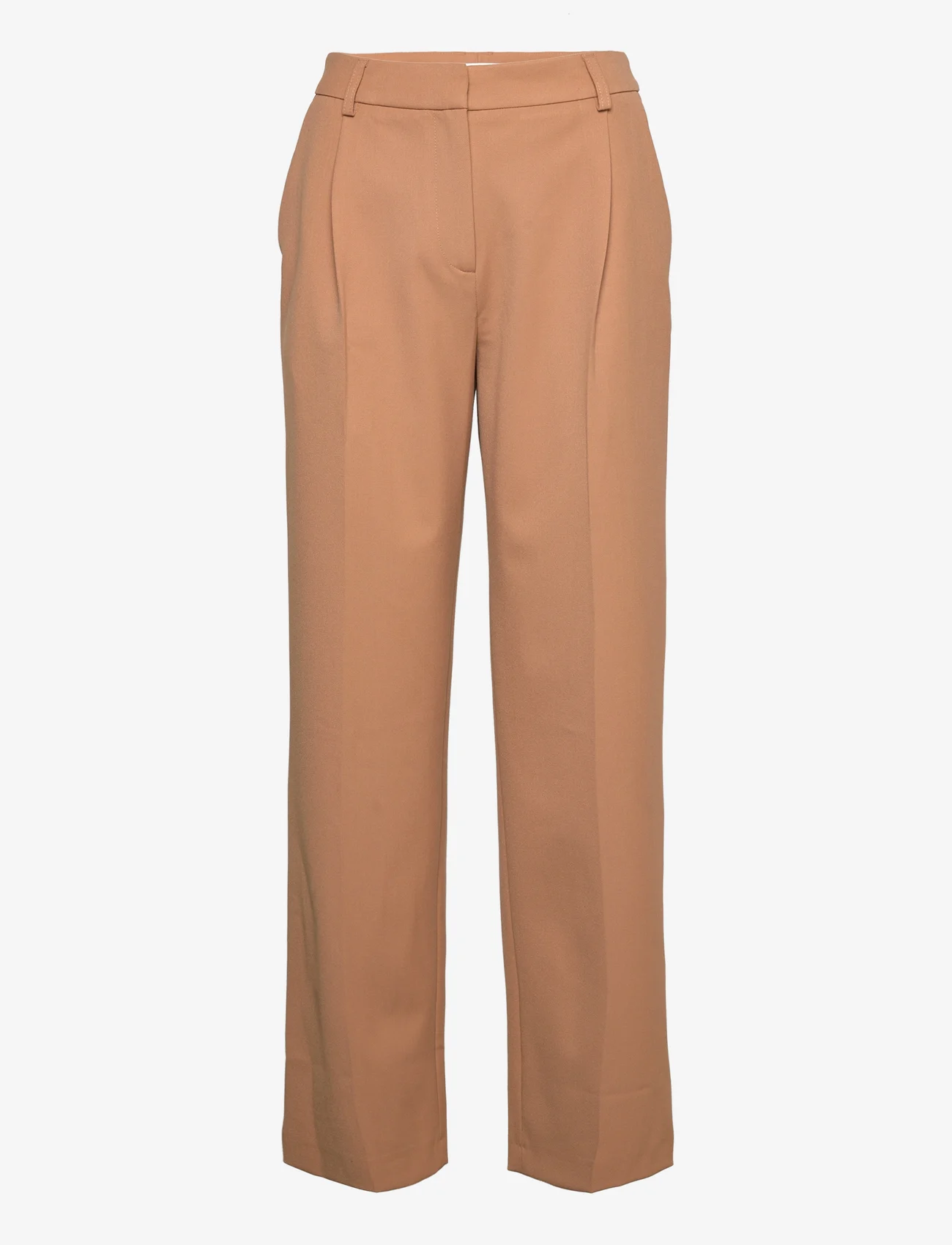 Samsøe Samsøe - Paola trousers 13103 - lietišķā stila bikses - brown sugar - 0