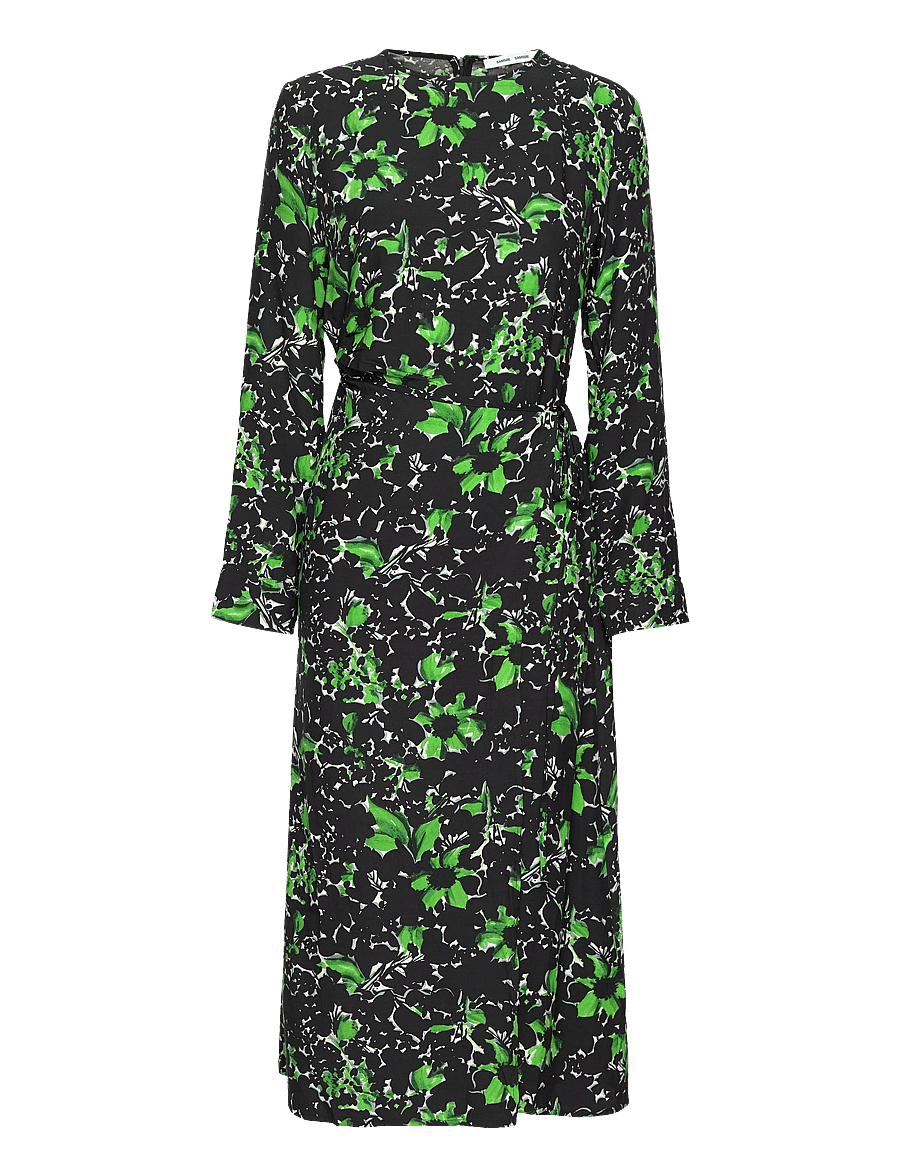 Samsøe Samsøe - Agneta dress aop 14201 - midiklänningar - flora - 1