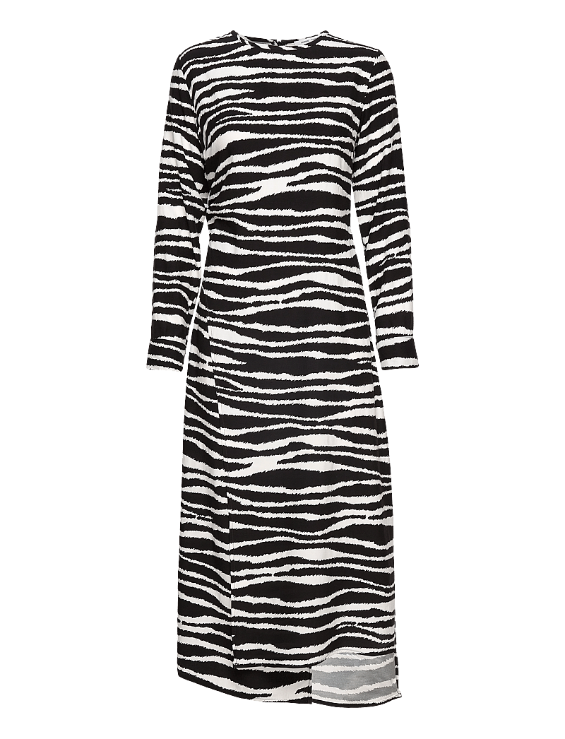 Samsøe Samsøe - Agneta dress aop 14201 - midikleider - zebra - 1