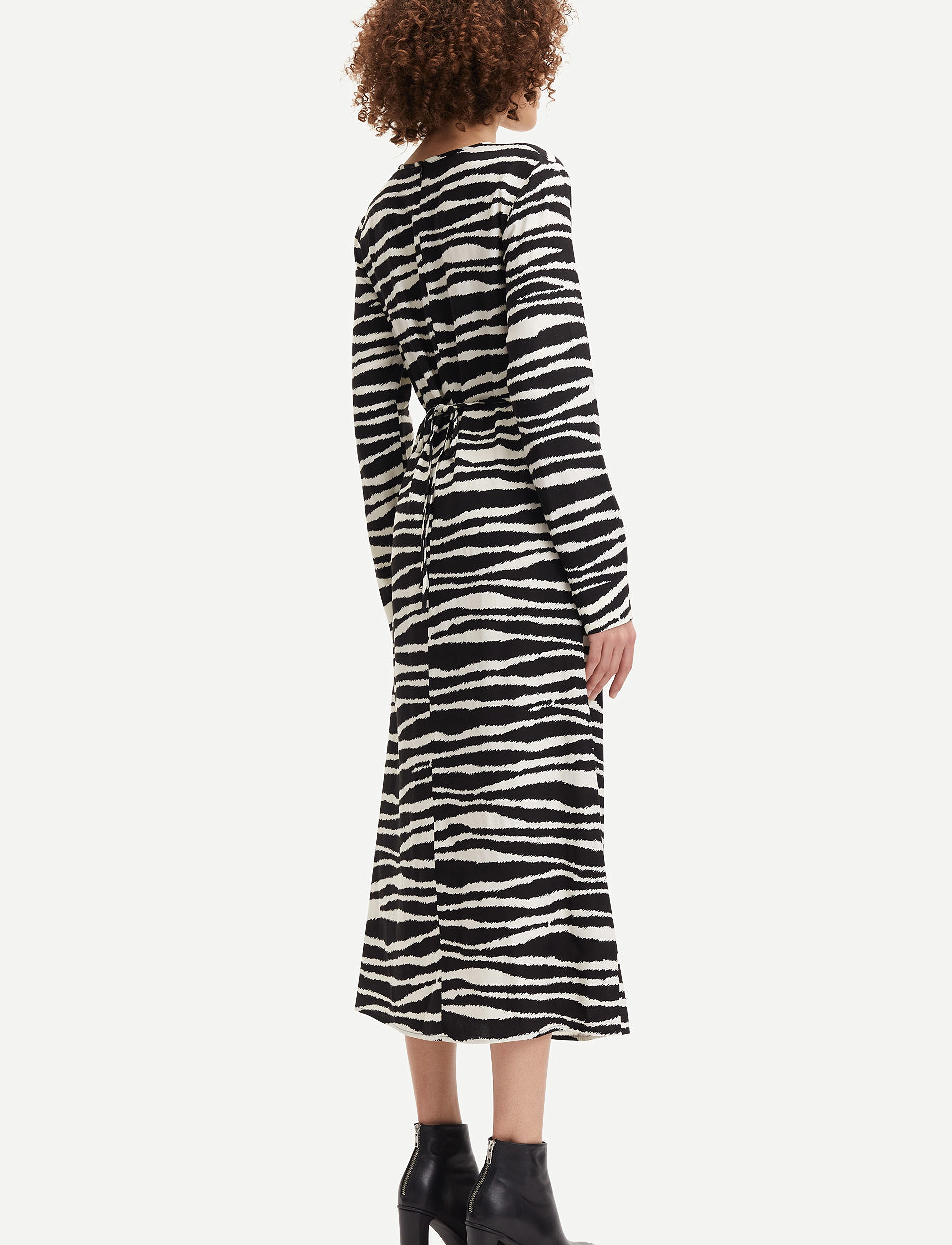 Samsøe Samsøe - Agneta dress aop 14201 - midikleider - zebra - 3