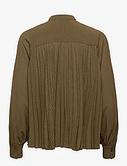 Samsøe Samsøe - Dorothe nc shirt 14459 - langermede bluser - dark olive - 1