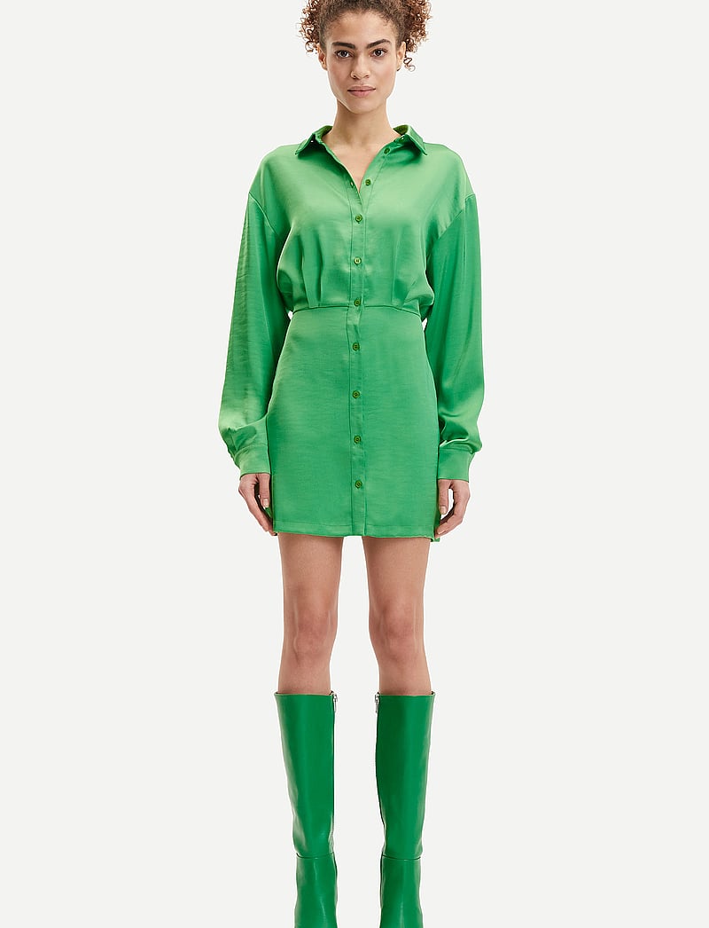 Samsøe Samsøe - Liza shirt dress 12956 - hemdkleider - vibrant green - 0