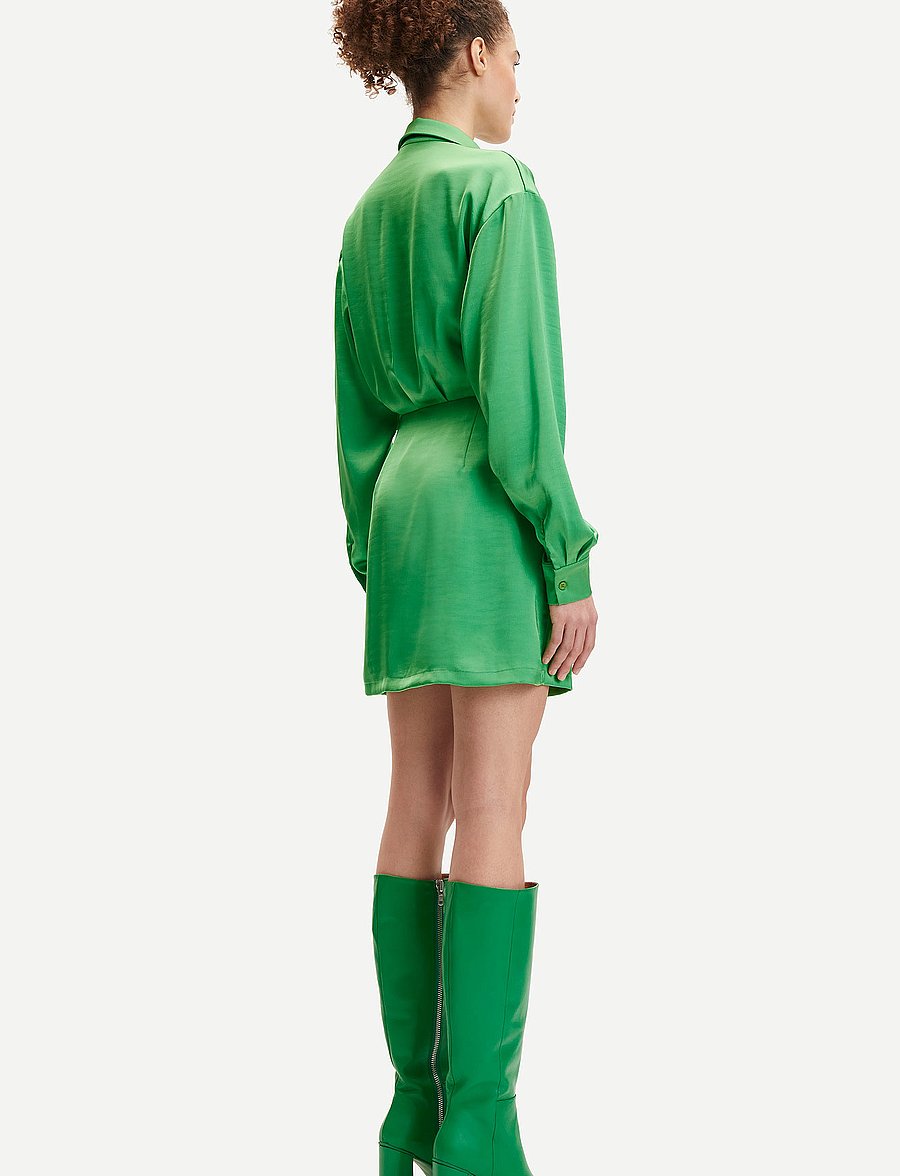 Samsøe Samsøe - Liza shirt dress 12956 - overhemdjurken - vibrant green - 3
