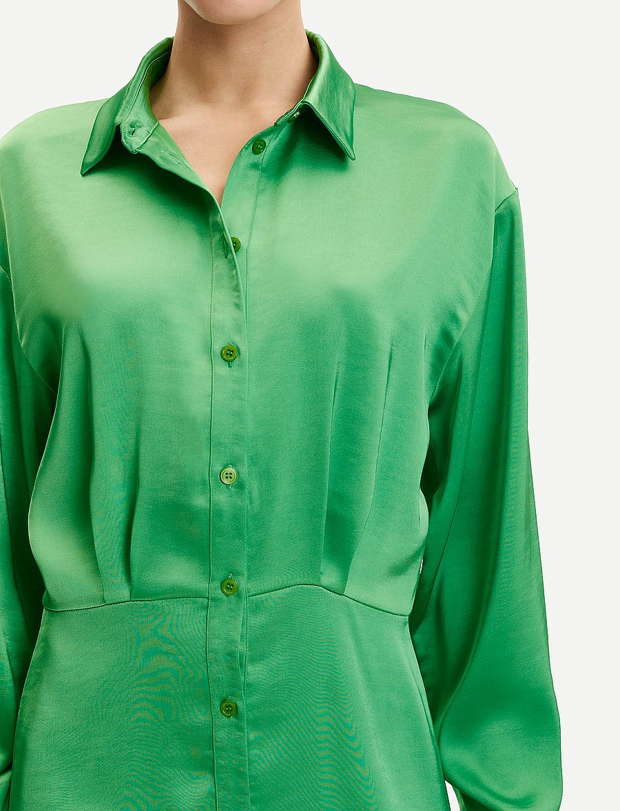 Samsøe Samsøe - Liza shirt dress 12956 - overhemdjurken - vibrant green - 4