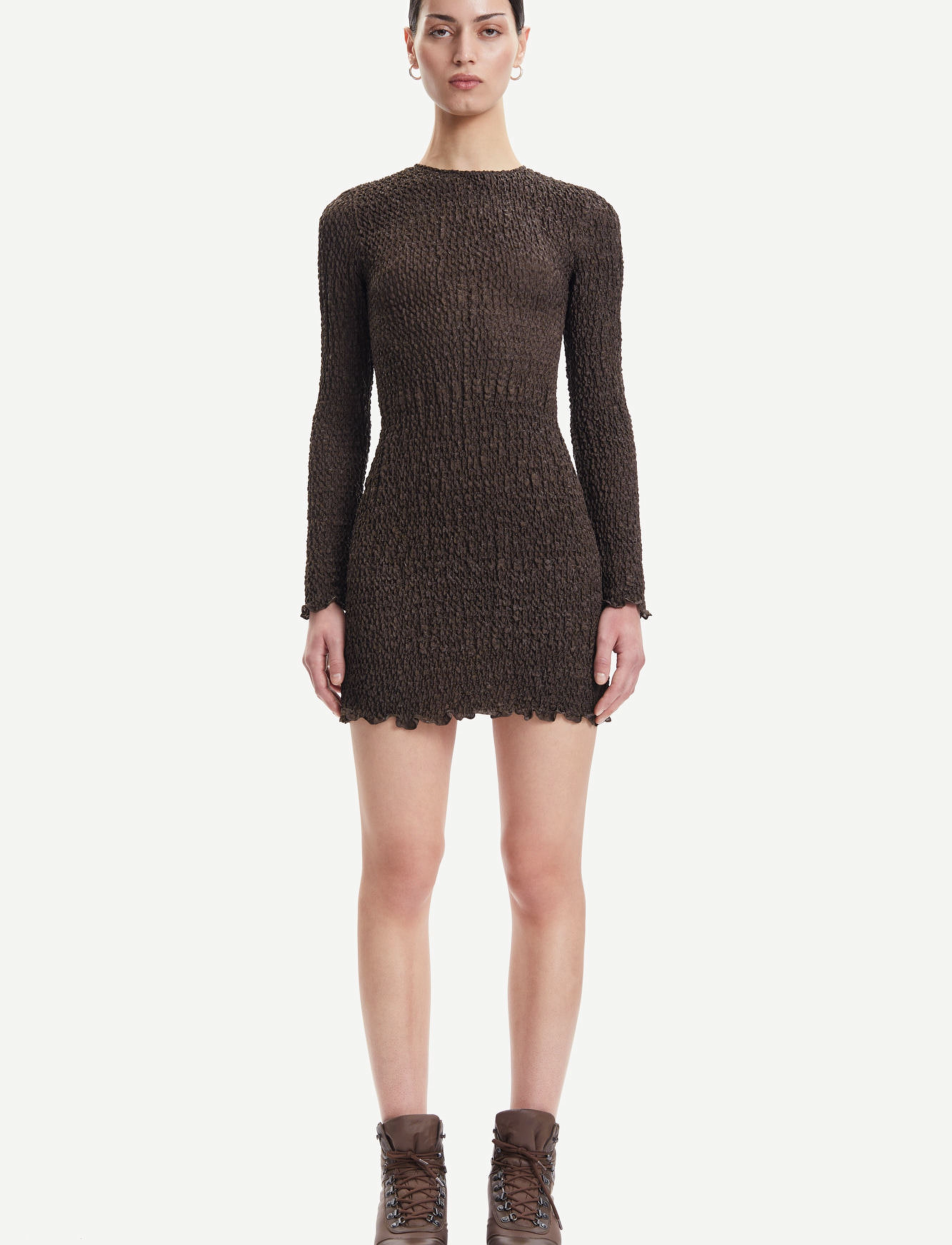 Samsøe Samsøe Bianca dress 14452 - Fodralklänningar - DELICIOSO / brown