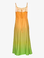 Samsøe Samsøe - Annah dress aop 14494 - sukienki na ramiączkach - grading orange - 1